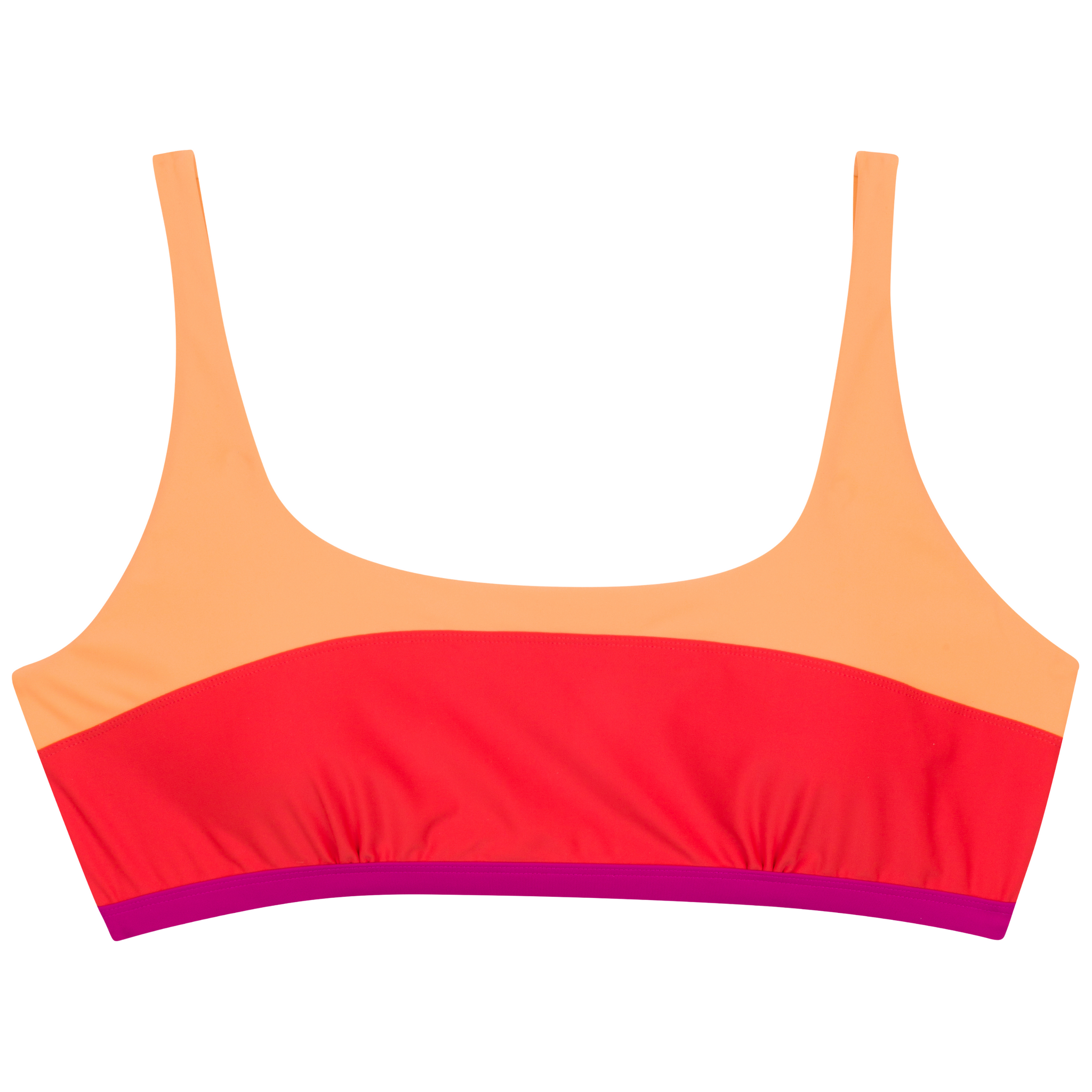 Women's Scoop Neck Bikini Top Plus Size | 