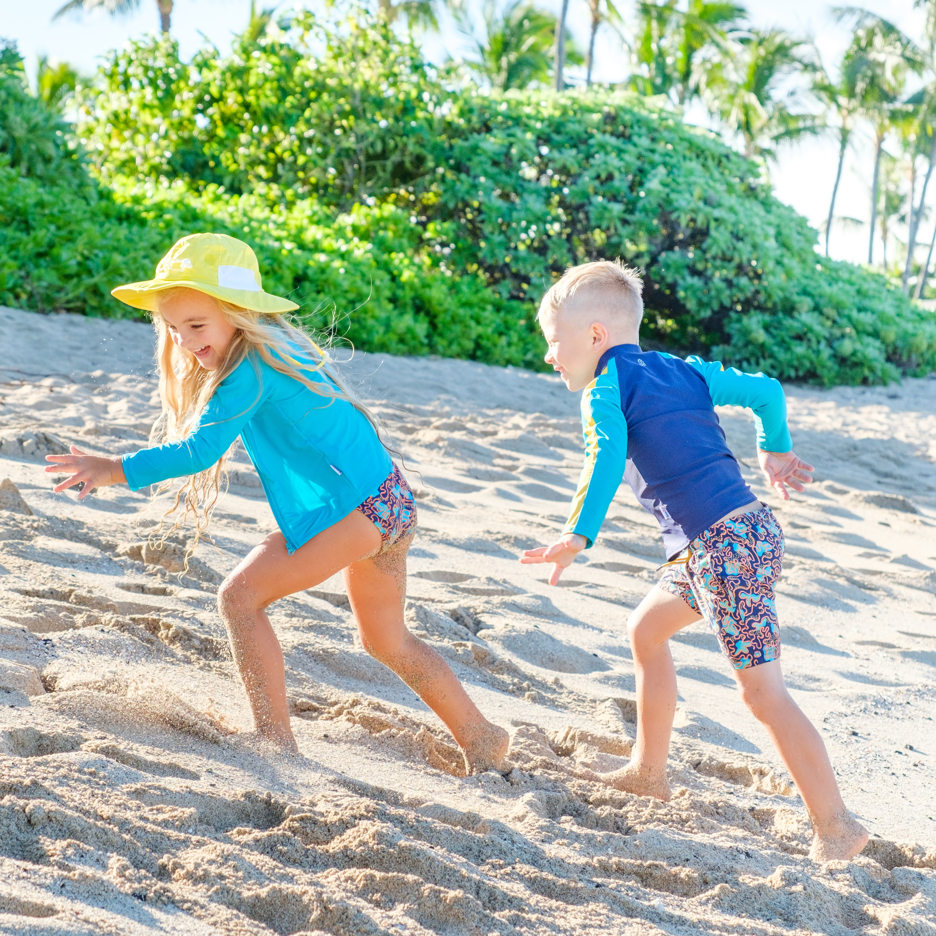 Girls Halter Top Bikini Set (2 Piece) | "Deep Dive"-SwimZip UPF 50+ Sun Protective Swimwear & UV Zipper Rash Guards-pos11