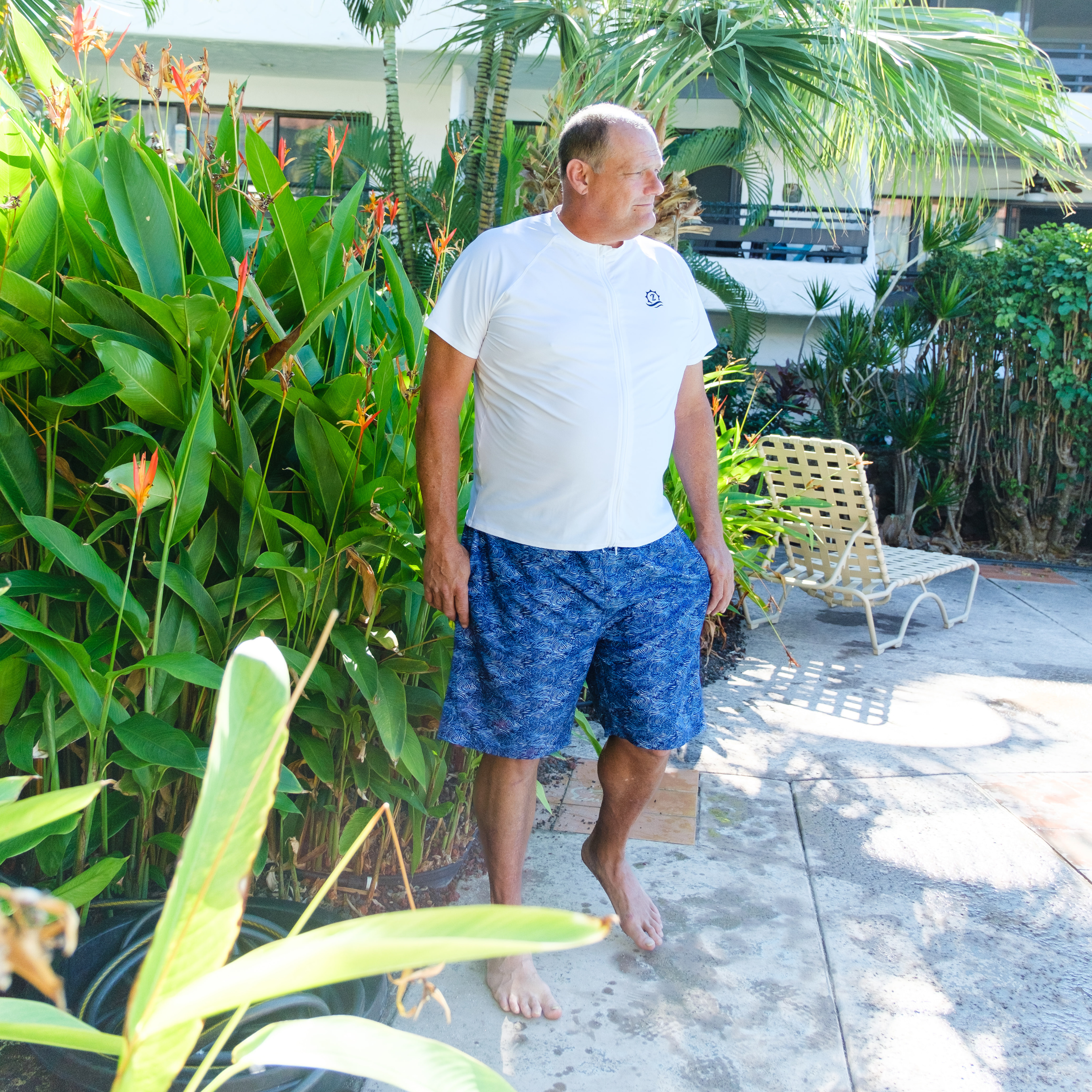 Men's 8" Swim Trunks Boxer Brief Liner | "Ocean Breeze"-SwimZip UPF 50+ Sun Protective Swimwear & UV Zipper Rash Guards-pos6