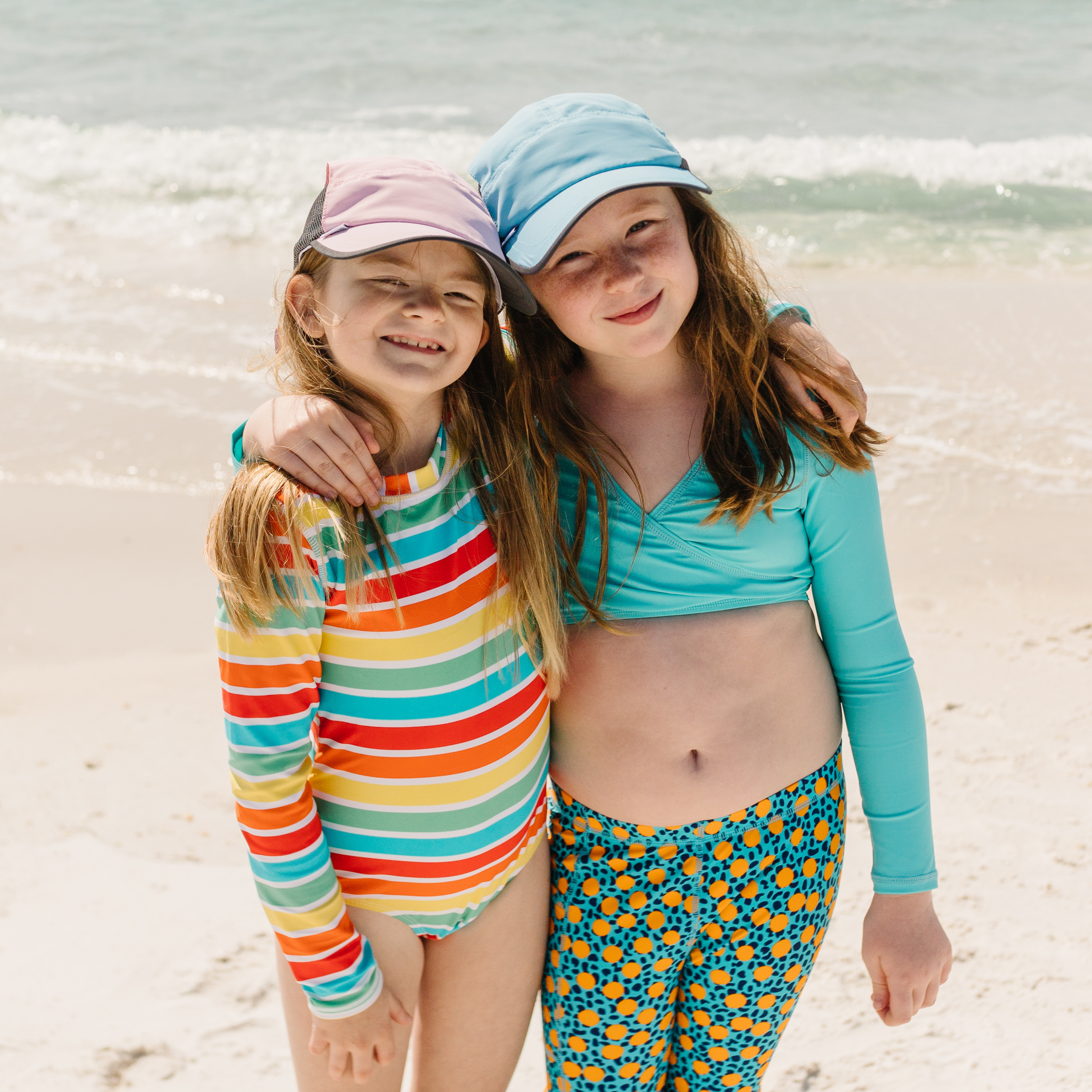 Adjustable UPF Baseball Hat - one-size fits all | Pink-SwimZip UPF 50+ Sun Protective Swimwear & UV Zipper Rash Guards-pos3