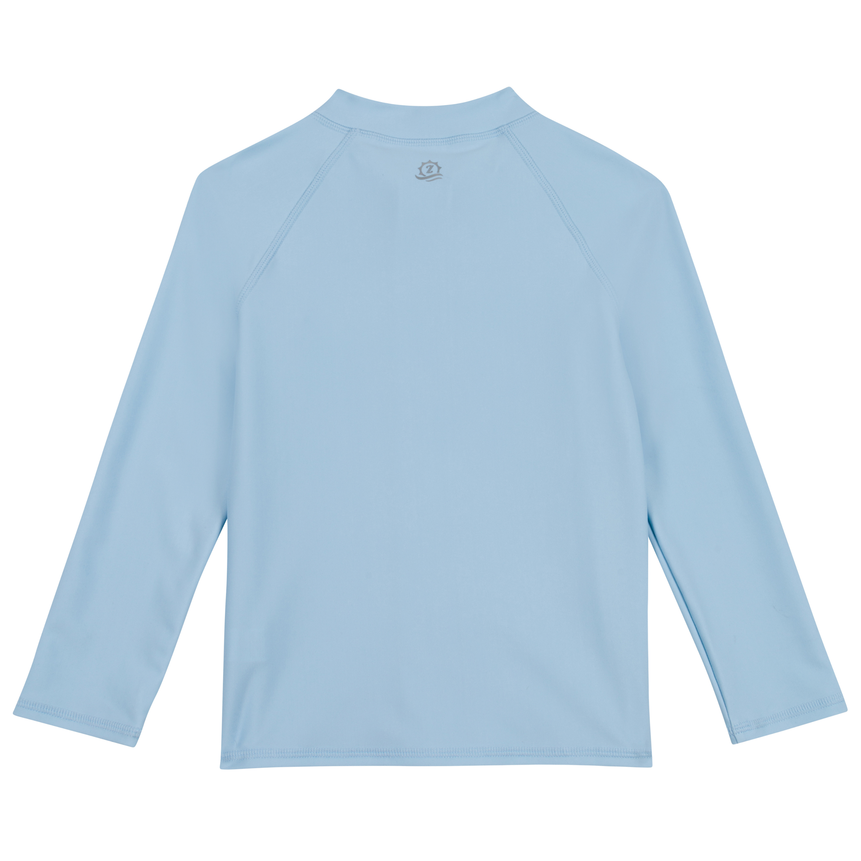 Kids UPF 50+ Long Sleeve Zipper Rash Guard Swim Shirt | "Dream Blue"-SwimZip UPF 50+ Sun Protective Swimwear & UV Zipper Rash Guards-pos7