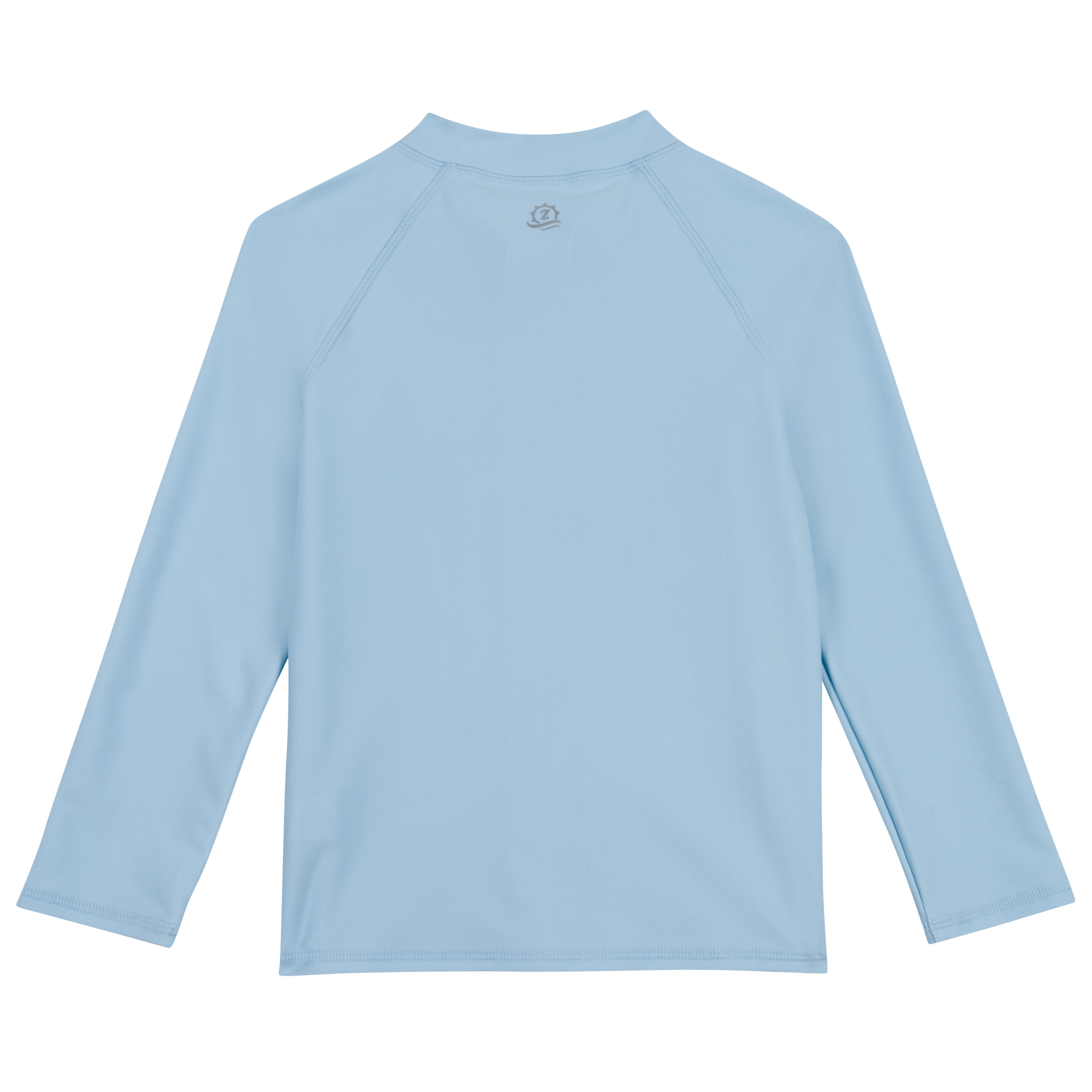 Kids UPF 50+ Long Sleeve Zipper Rash Guard Swim Shirt | "Dream Blue"-SwimZip UPF 50+ Sun Protective Swimwear & UV Zipper Rash Guards-pos6