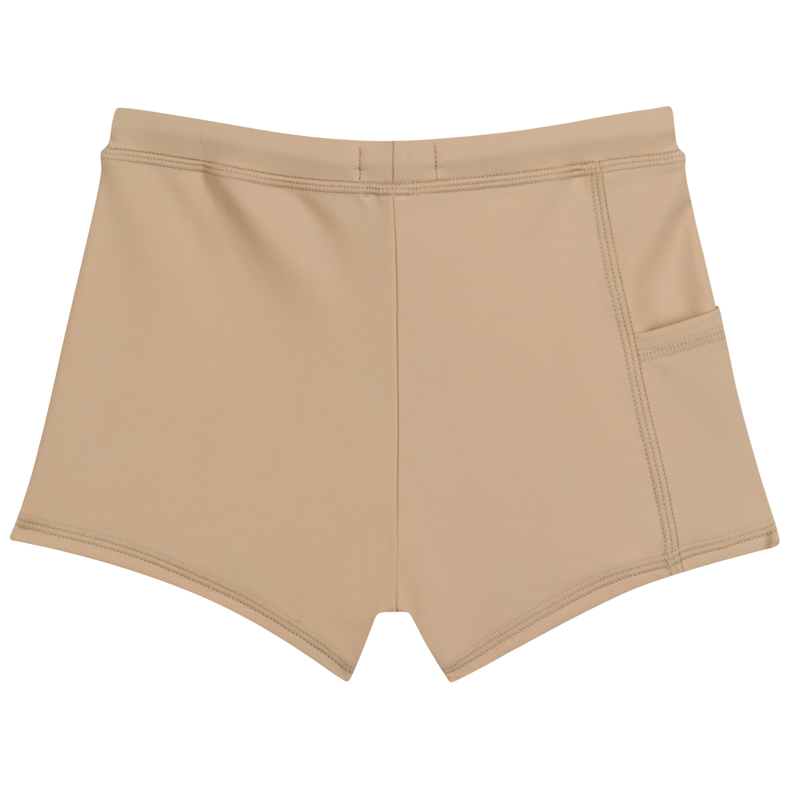 Kids Euro Swim Shorties | "Sandy Beach"-SwimZip UPF 50+ Sun Protective Swimwear & UV Zipper Rash Guards-pos8