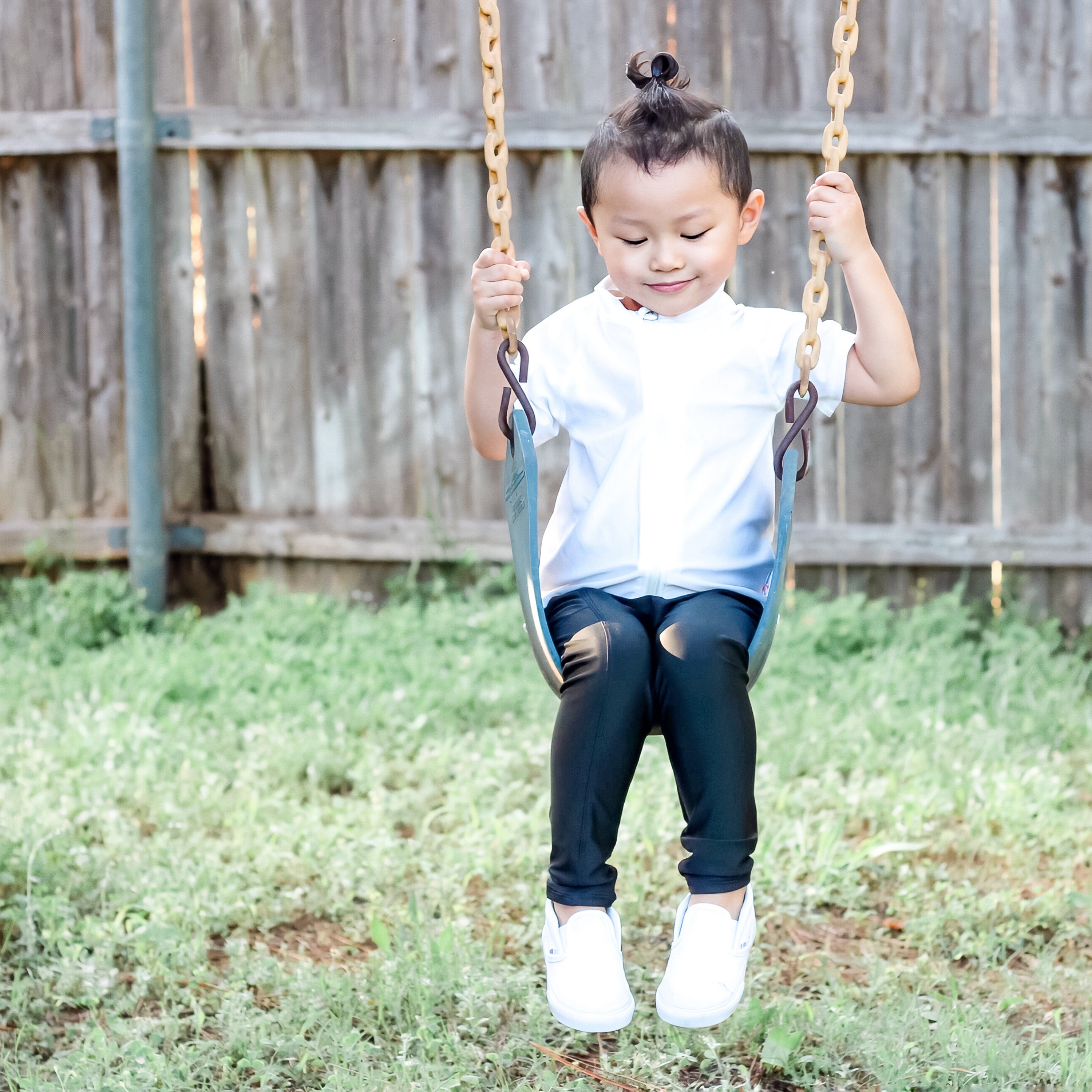 Kids Swim Pants | "Black"-SwimZip UPF 50+ Sun Protective Swimwear & UV Zipper Rash Guards-pos3