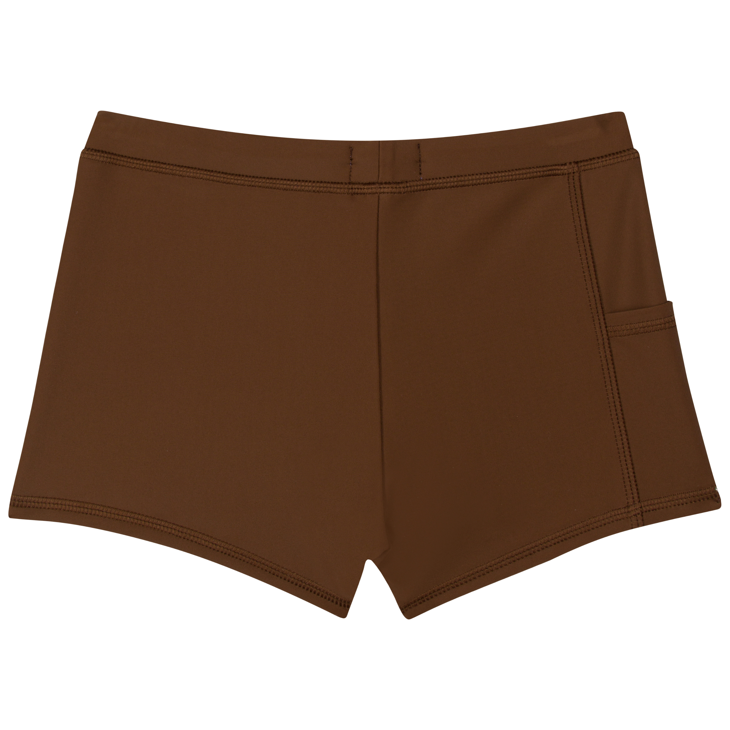 Kids Euro Swim Shorties | "Cold Brew"-SwimZip UPF 50+ Sun Protective Swimwear & UV Zipper Rash Guards-pos9