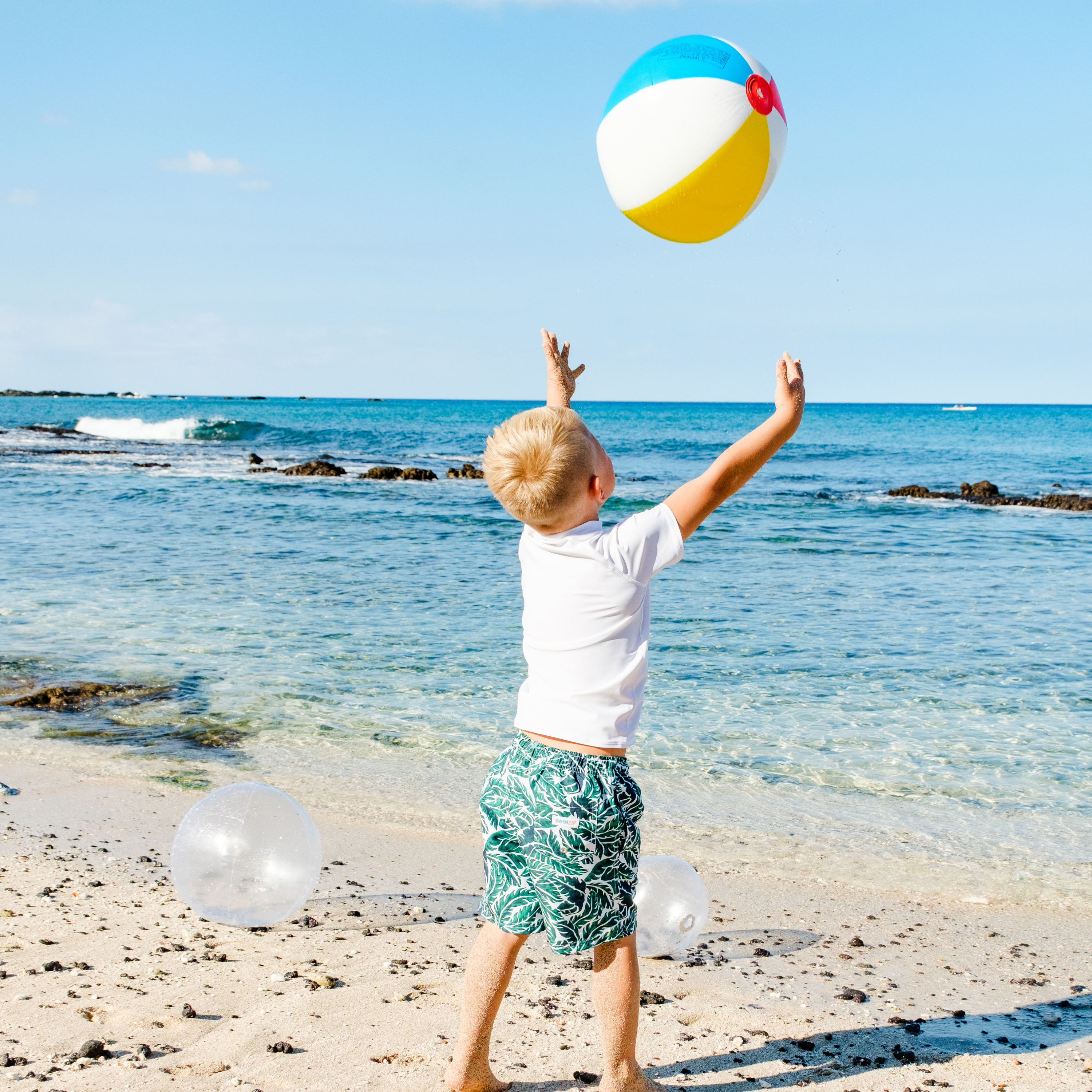 Boys Swim Trunks Boxer Brief Liner (sizes 6-14) | "Palm Leaf"-SwimZip UPF 50+ Sun Protective Swimwear & UV Zipper Rash Guards-pos16