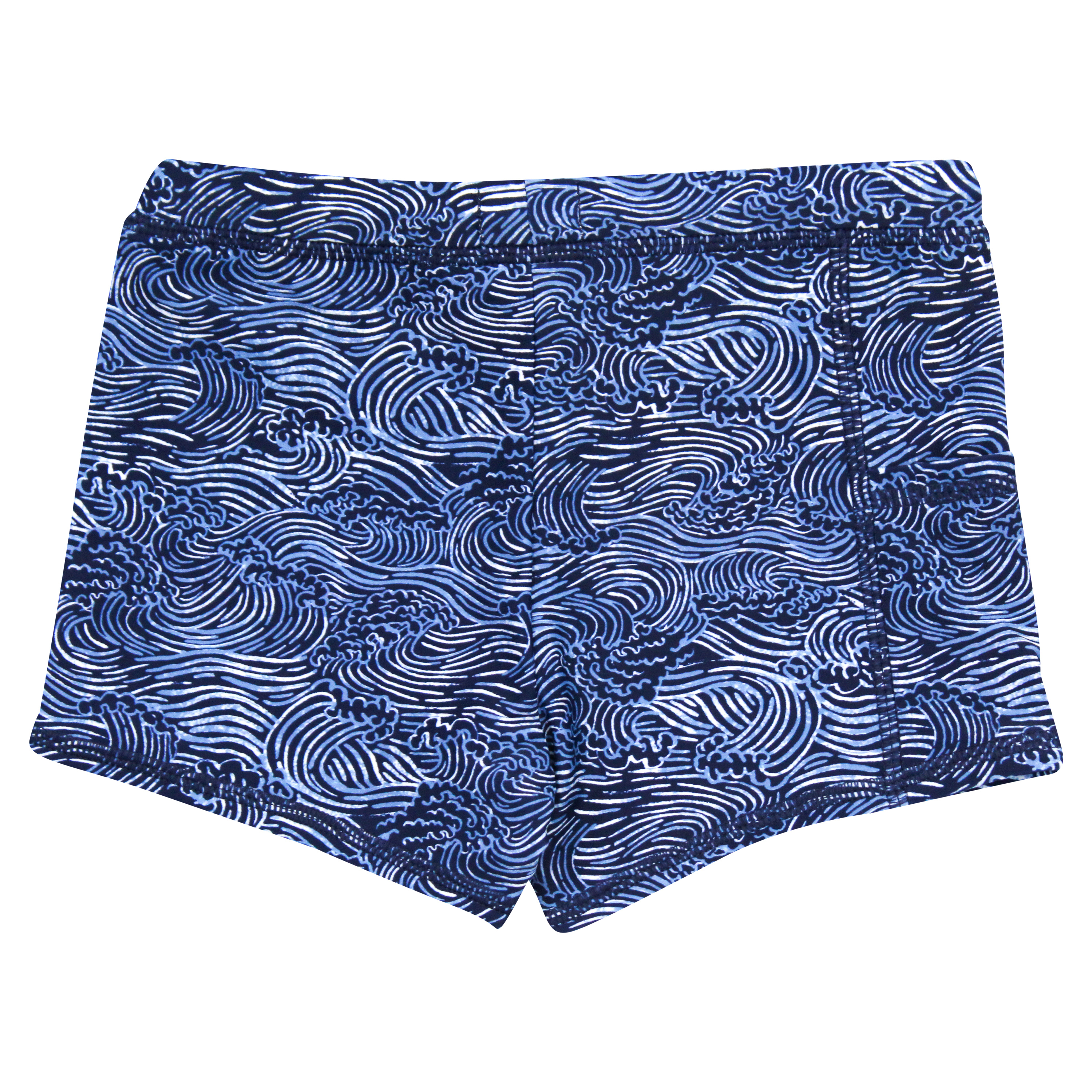 Kids Euro Swim Shorties | "Ocean Breeze"-SwimZip UPF 50+ Sun Protective Swimwear & UV Zipper Rash Guards-pos6