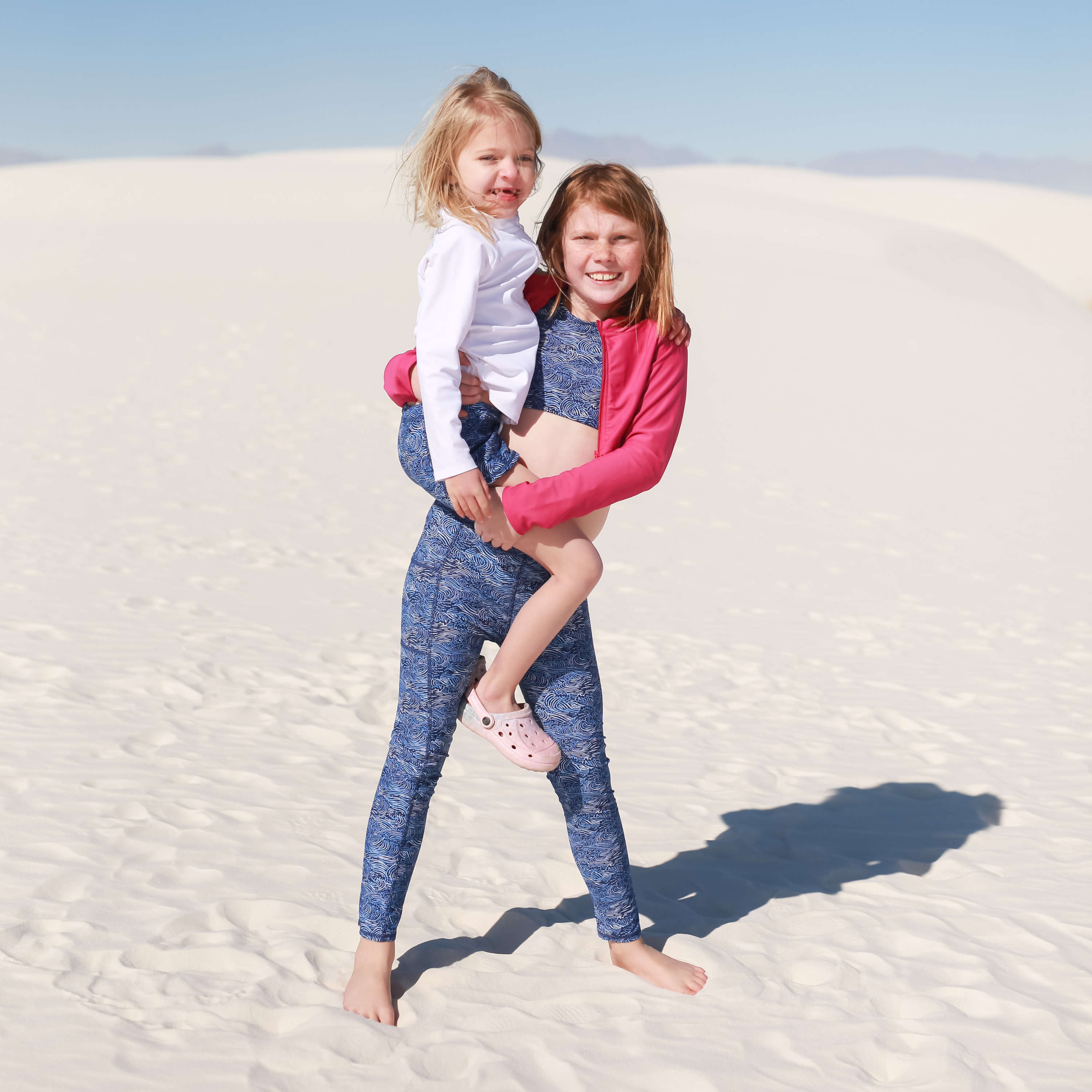 Kids Swim Pants | "Ocean Breeze”-SwimZip UPF 50+ Sun Protective Swimwear & UV Zipper Rash Guards-pos3