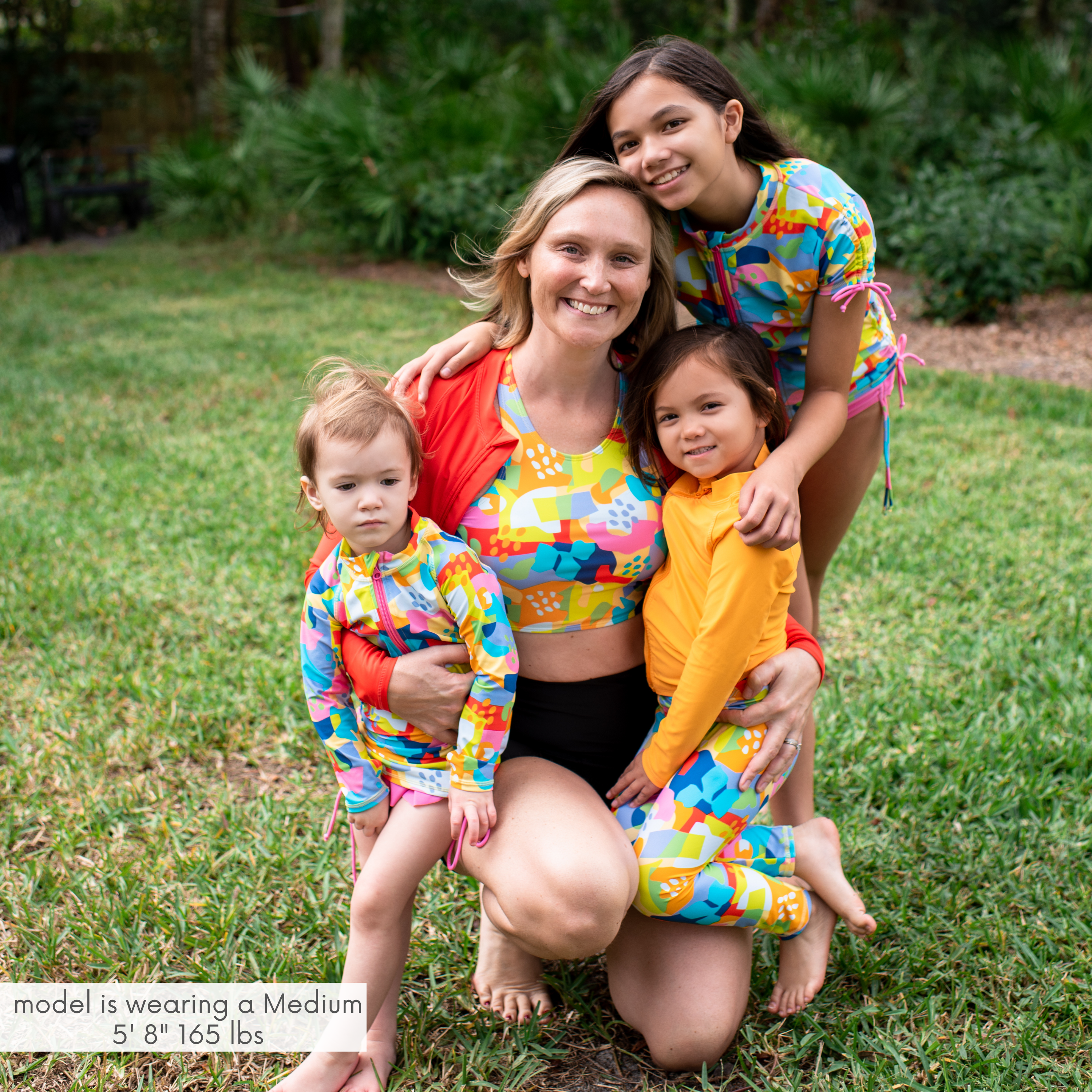 Women's Halter Bikini Top | "Joyful"-SwimZip UPF 50+ Sun Protective Swimwear & UV Zipper Rash Guards-pos2