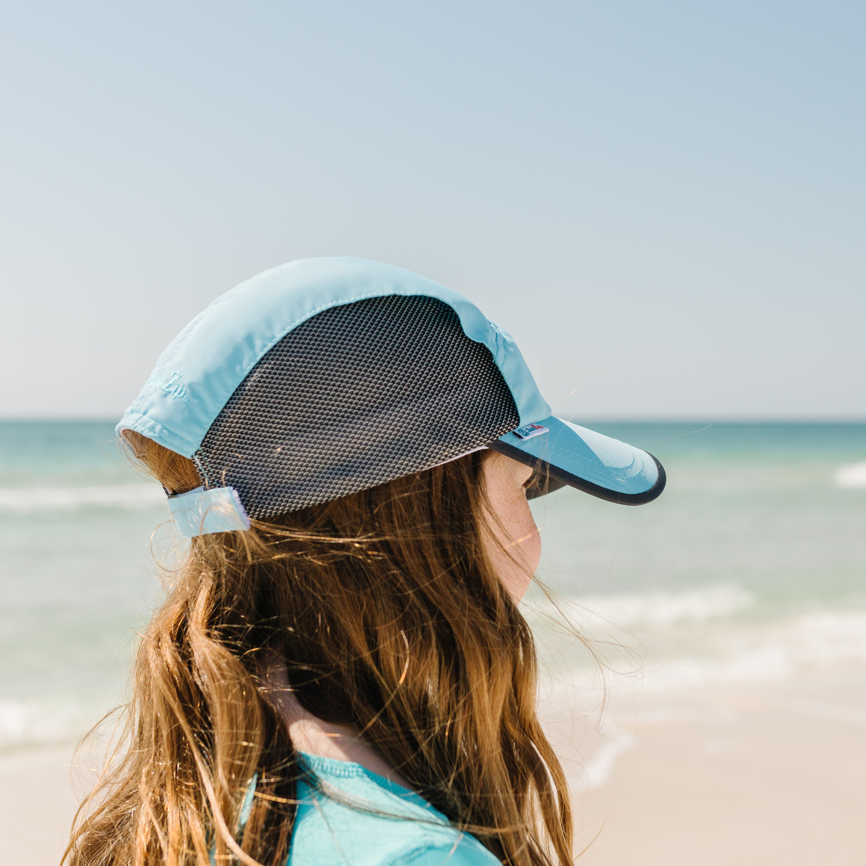 Adjustable UPF Baseball Hat - one-size fits most | Aqua Sky-SwimZip UPF 50+ Sun Protective Swimwear & UV Zipper Rash Guards-pos3