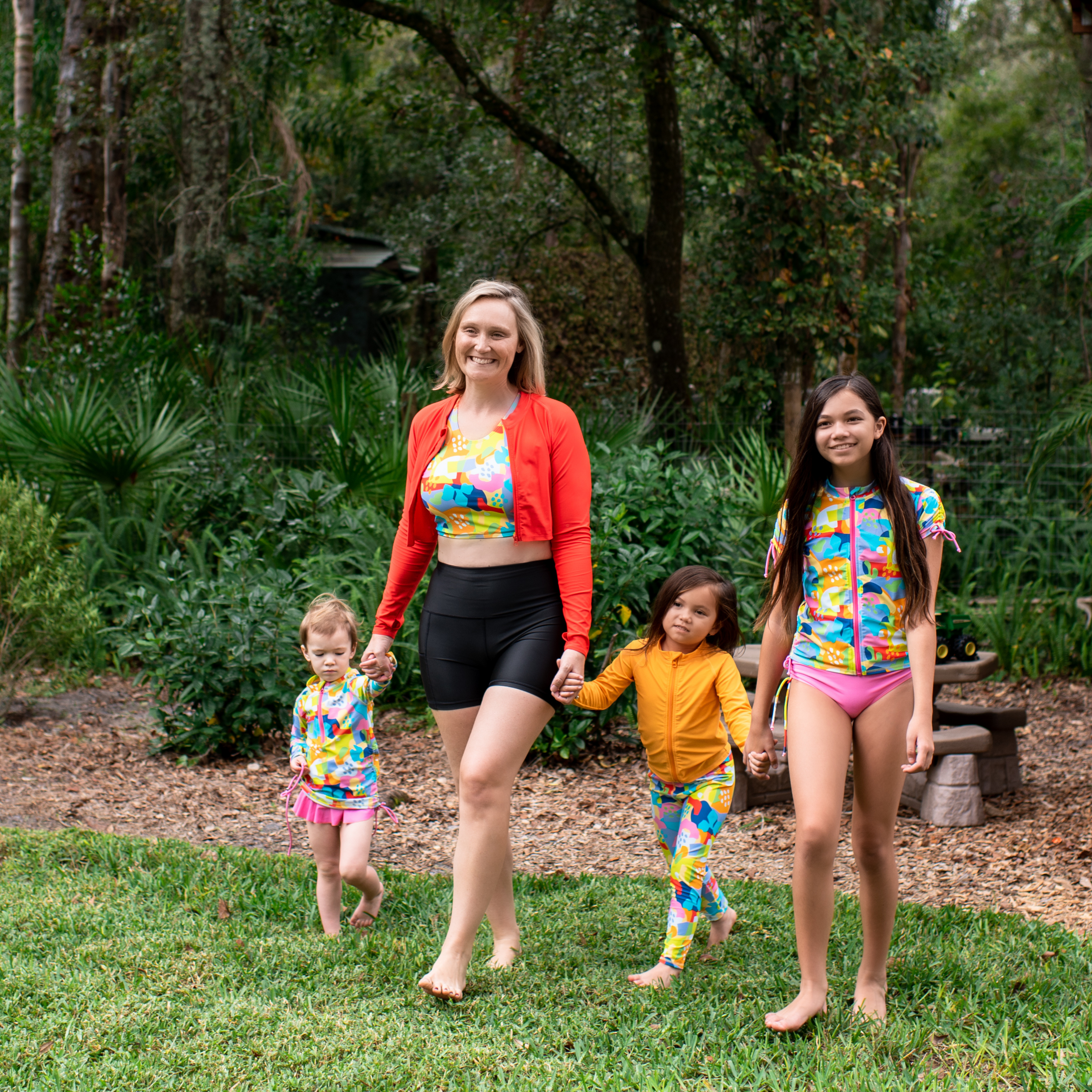 Women's Halter Bikini Top | "Joyful"-SwimZip UPF 50+ Sun Protective Swimwear & UV Zipper Rash Guards-pos3