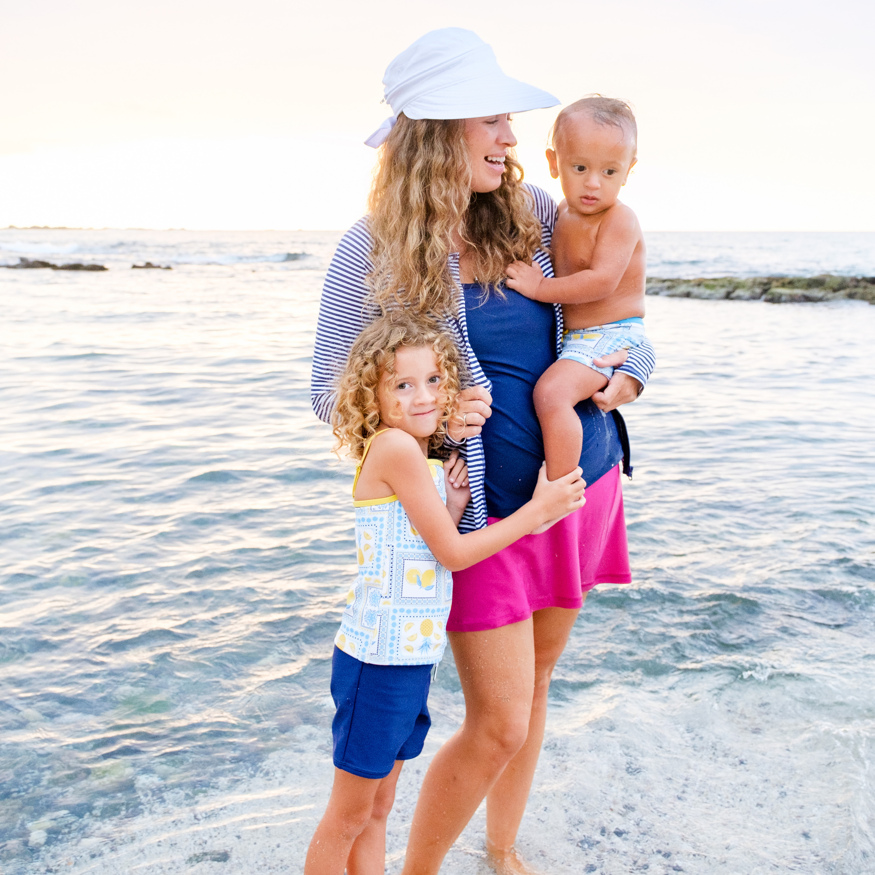 Women's Long Sleeve Rash Guard with Pockets | "Stunner"-SwimZip UPF 50+ Sun Protective Swimwear & UV Zipper Rash Guards-pos3