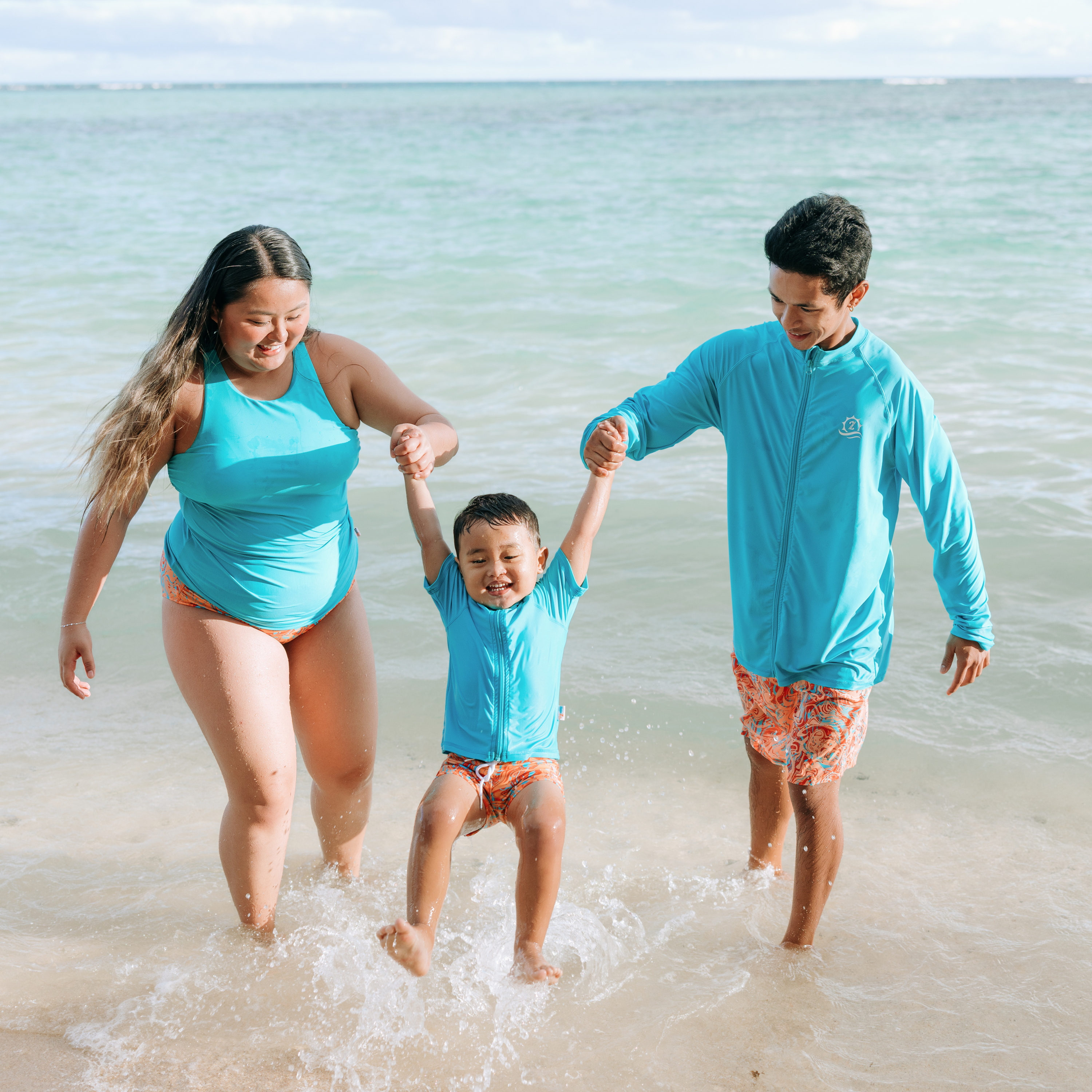 Men's 8" Swim Trunks Boxer Brief Liner | "Swirl"-SwimZip UPF 50+ Sun Protective Swimwear & UV Zipper Rash Guards-pos8