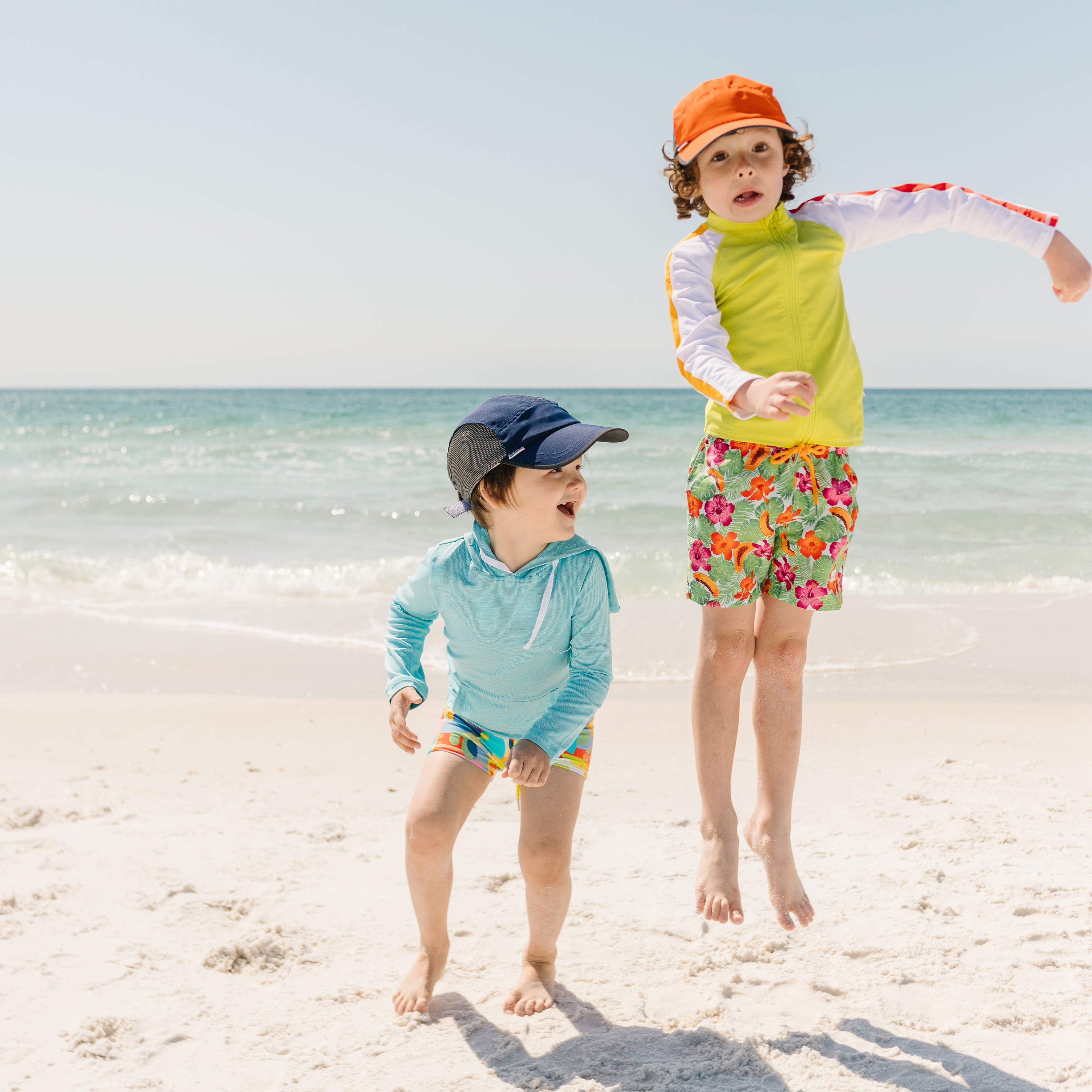 Adjustable UPF Baseball Hat - one-size fits most | Orange-SwimZip UPF 50+ Sun Protective Swimwear & UV Zipper Rash Guards-pos6