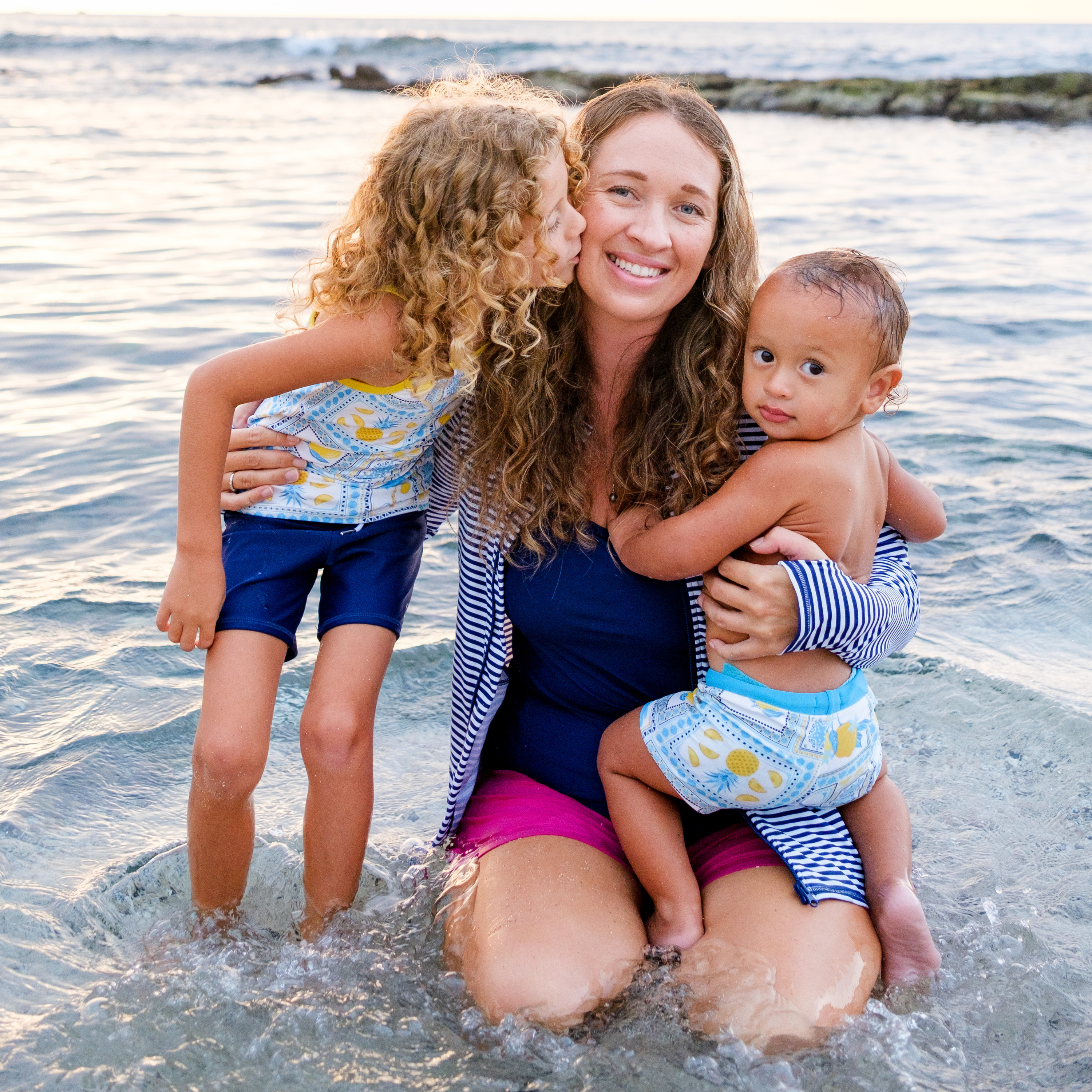 Women's Long Sleeve Rash Guard with Pockets | "Stunner"-SwimZip UPF 50+ Sun Protective Swimwear & UV Zipper Rash Guards-pos5