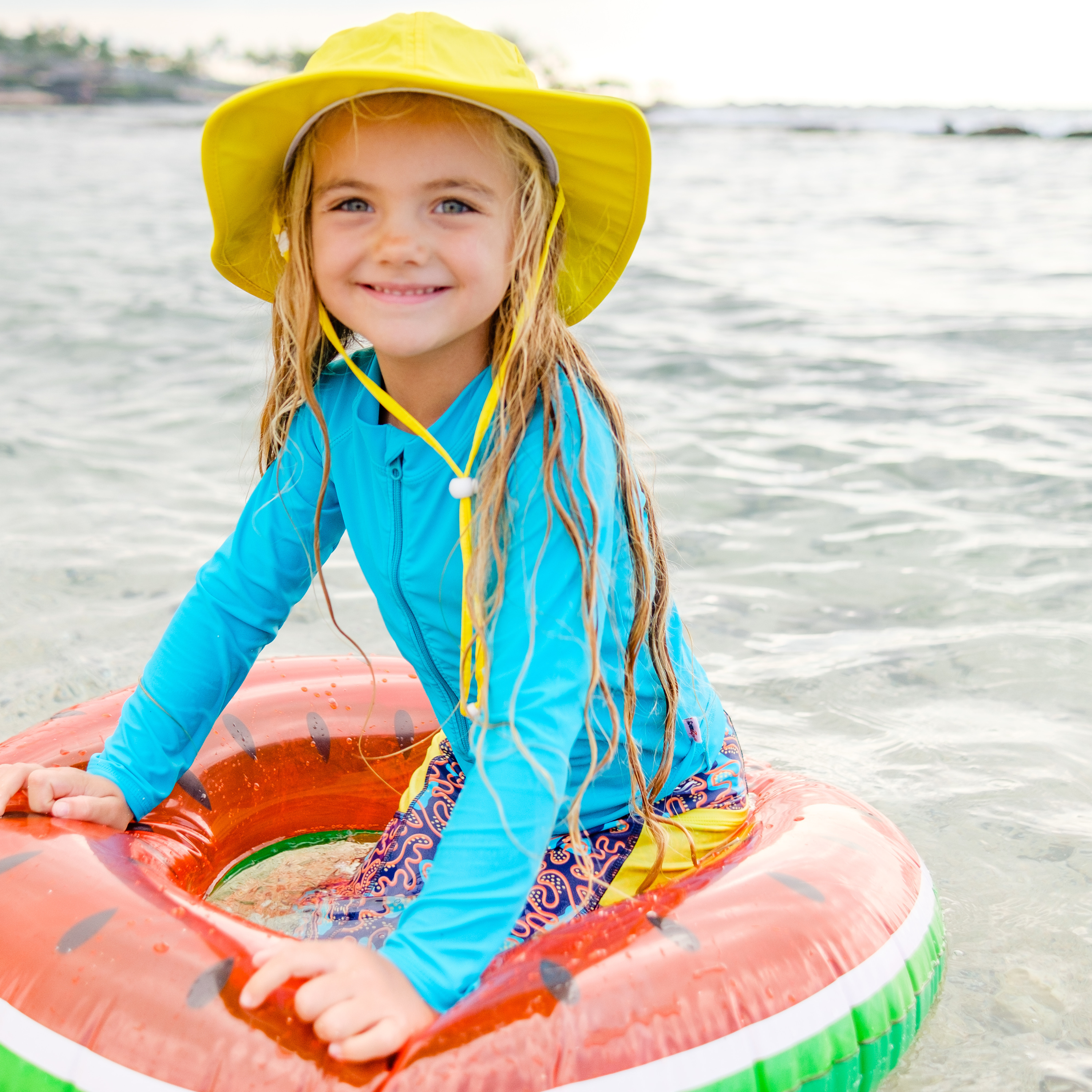Kids Swim Pants | "Deep Dive"-SwimZip UPF 50+ Sun Protective Swimwear & UV Zipper Rash Guards-pos7