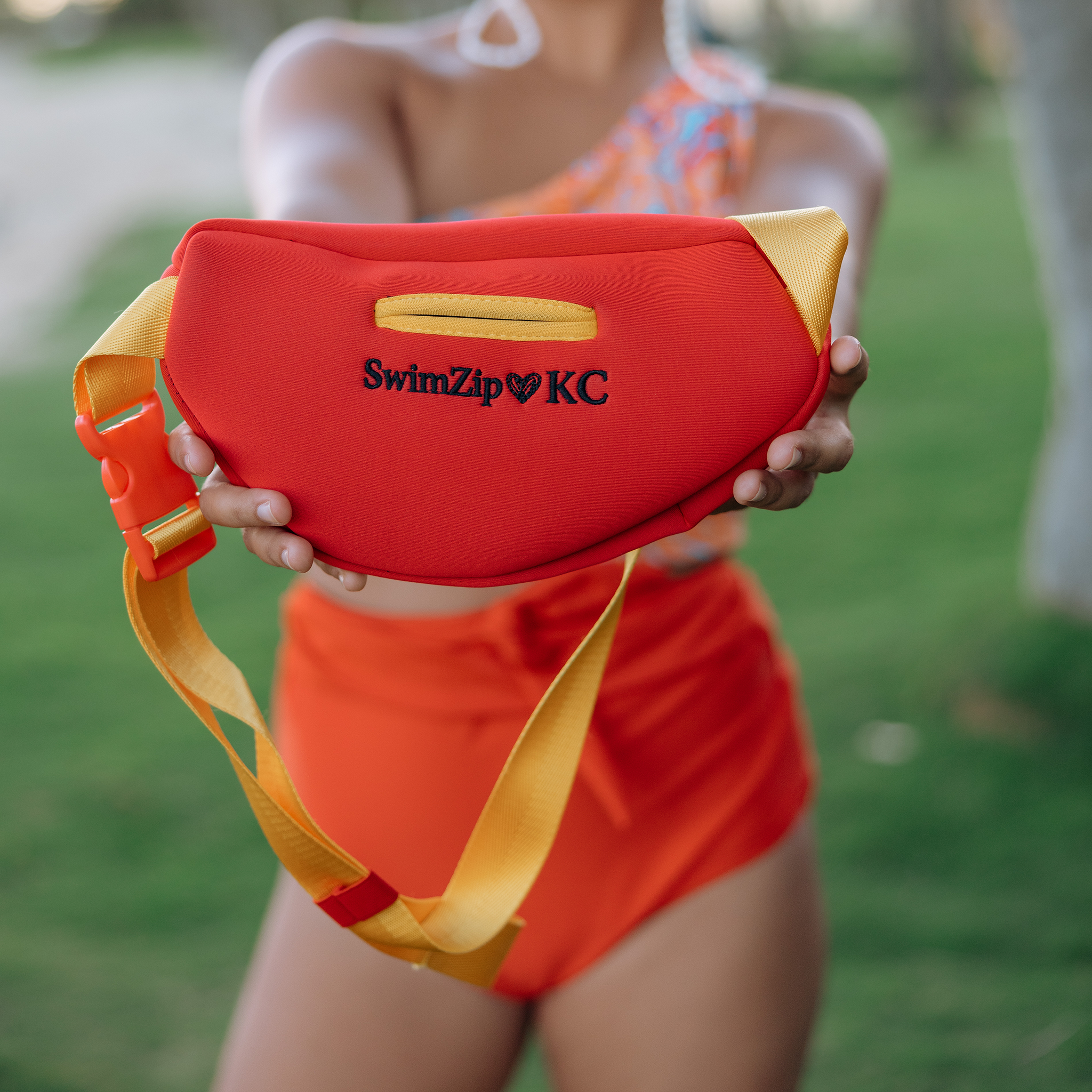 Neoprene Fanny Pack Belt Bag-SwimZip UPF 50+ Sun Protective Swimwear & UV Zipper Rash Guards-pos17