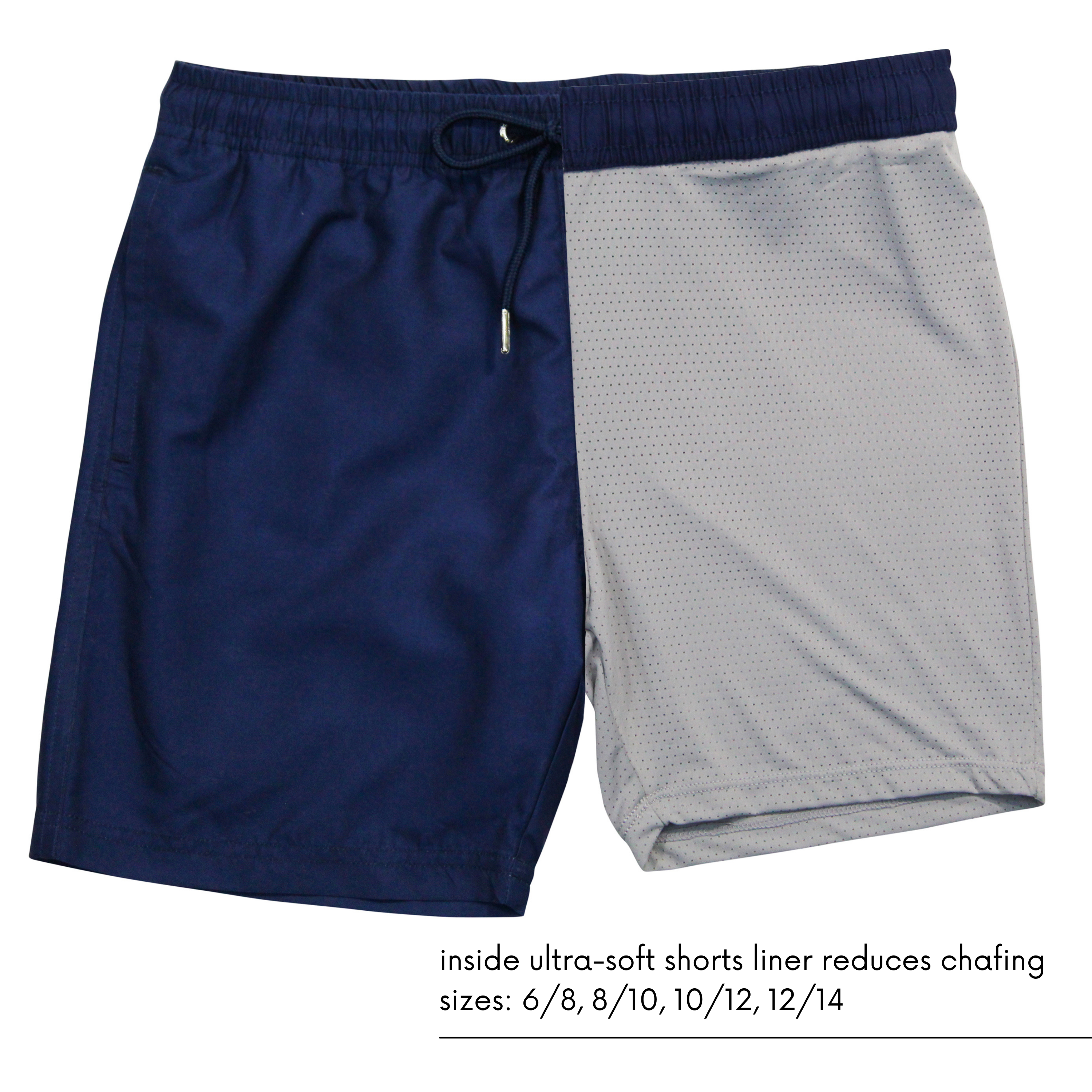 Boys Swim Trunks Boxer Brief Liner (sizes 6-14) | "Navy"-SwimZip UPF 50+ Sun Protective Swimwear & UV Zipper Rash Guards-pos6