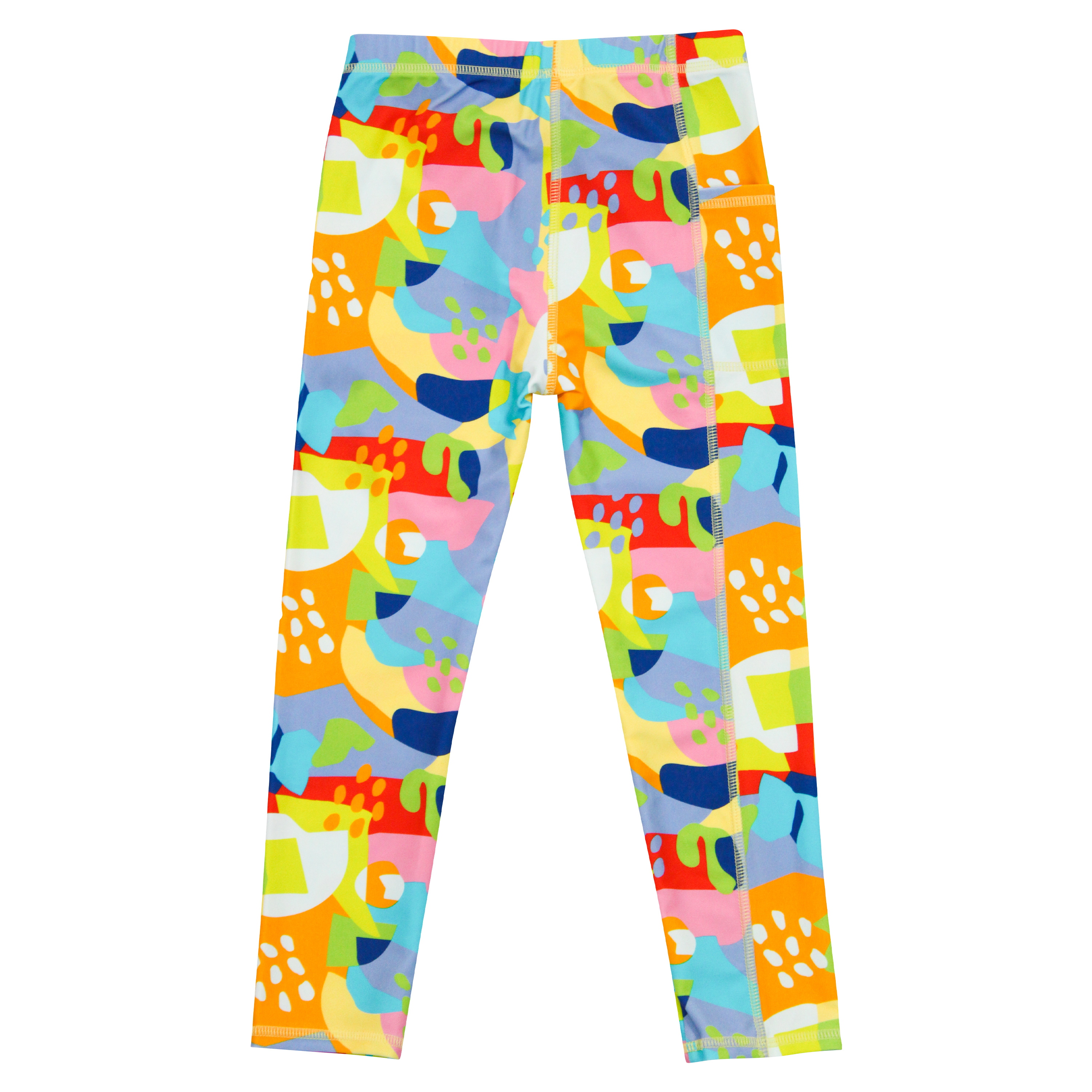 Kids Swim Pants | "Joyful"-SwimZip UPF 50+ Sun Protective Swimwear & UV Zipper Rash Guards-pos7
