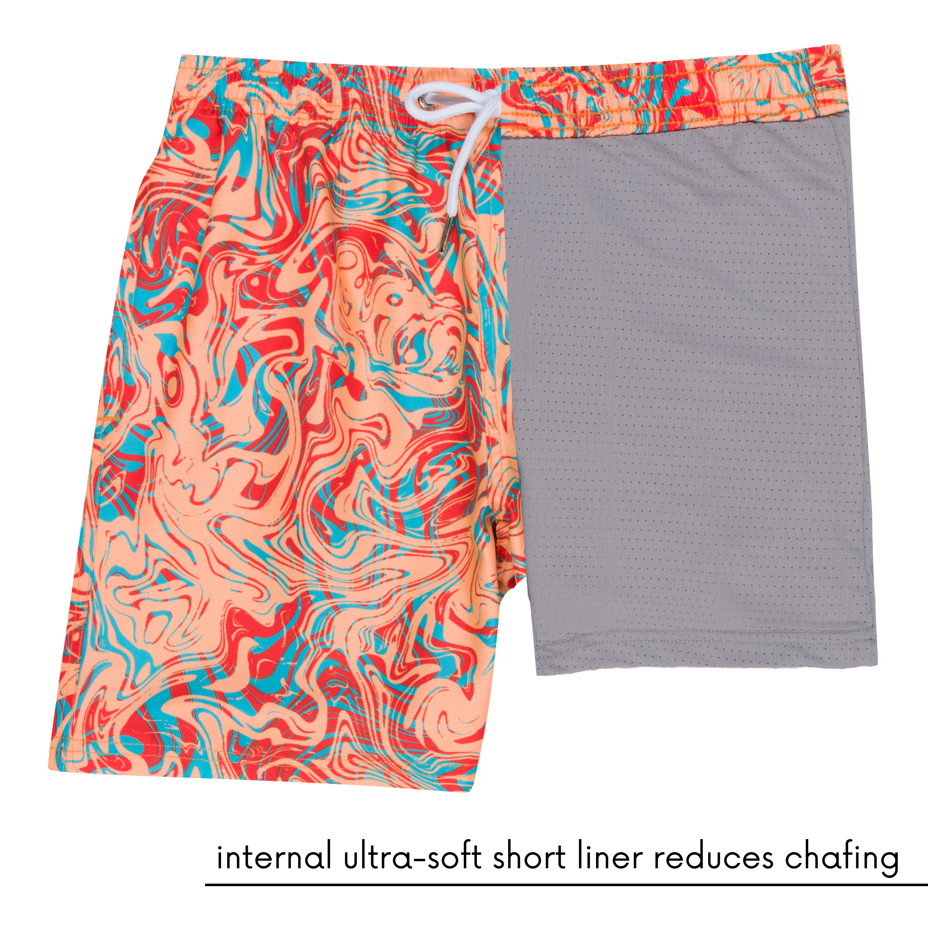 Boys Swim Trunks Boxer Brief Liner (sizes 6-14) | "Swirl"-SwimZip UPF 50+ Sun Protective Swimwear & UV Zipper Rash Guards-pos5