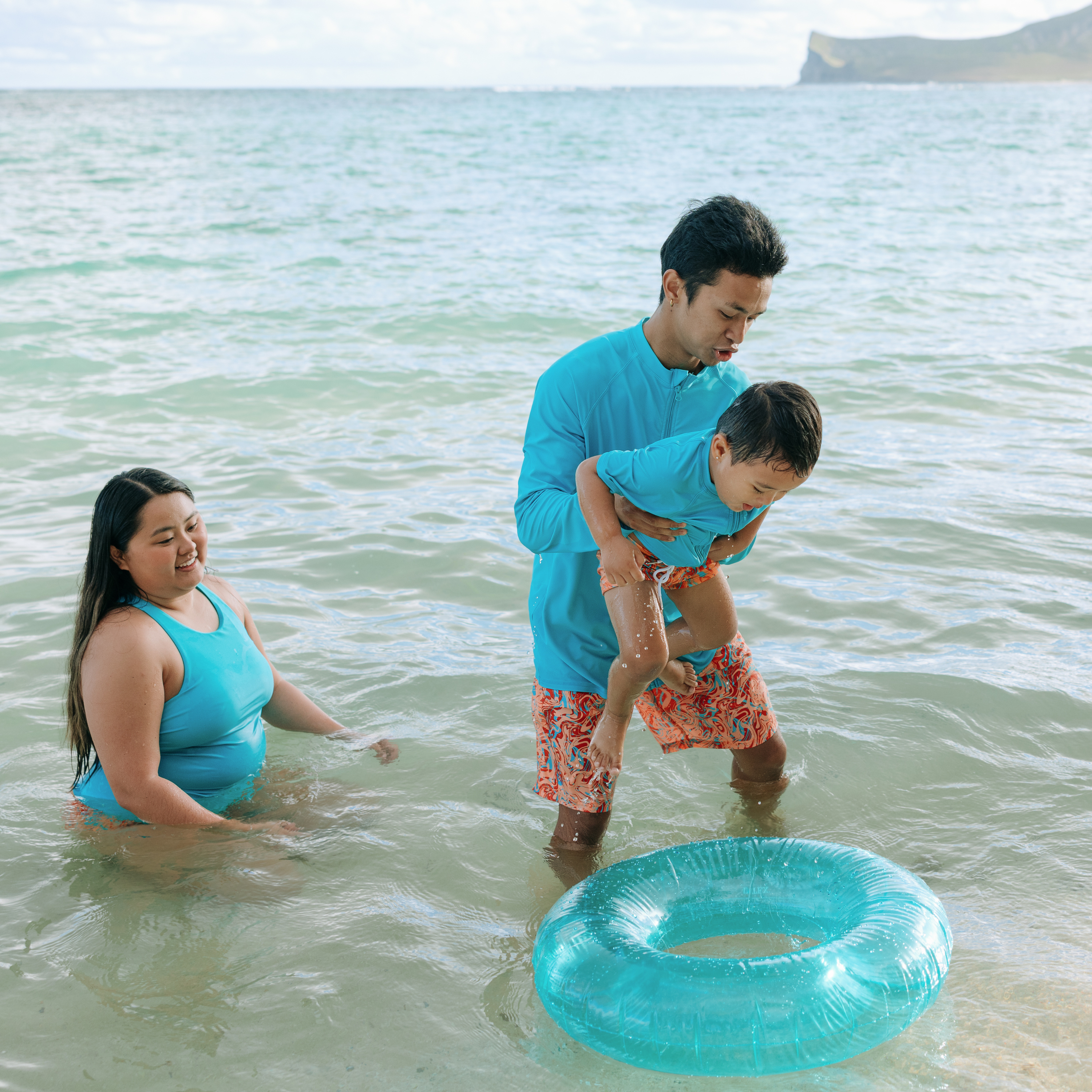 Men's 8" Swim Trunks Boxer Brief Liner | "Swirl"-SwimZip UPF 50+ Sun Protective Swimwear & UV Zipper Rash Guards-pos10