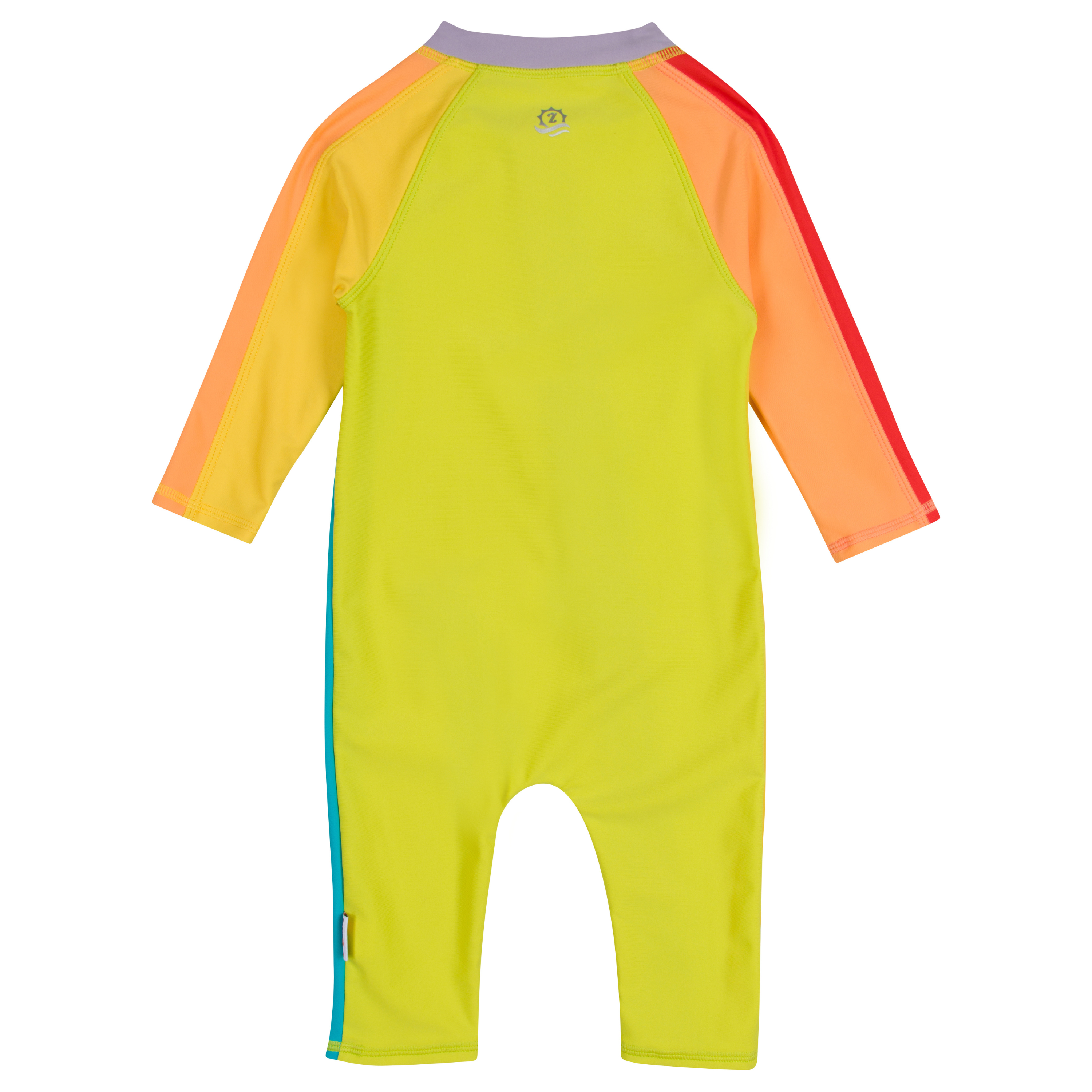 Sunsuit - Long Sleeve Romper Swimsuit | "Color Pop"-SwimZip UPF 50+ Sun Protective Swimwear & UV Zipper Rash Guards-pos10