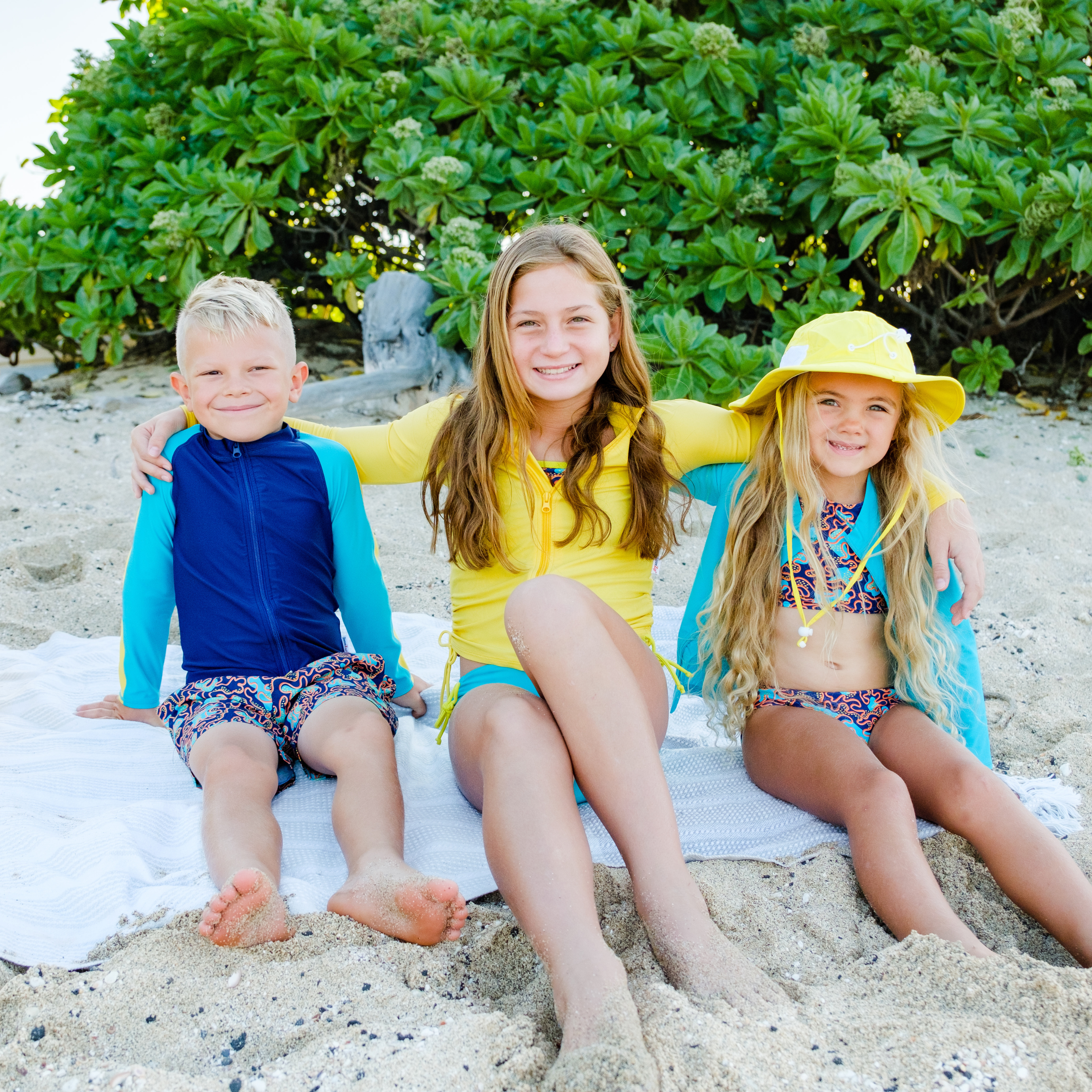 Girls Halter Top Bikini Set (2 Piece) | "Deep Dive"-SwimZip UPF 50+ Sun Protective Swimwear & UV Zipper Rash Guards-pos8