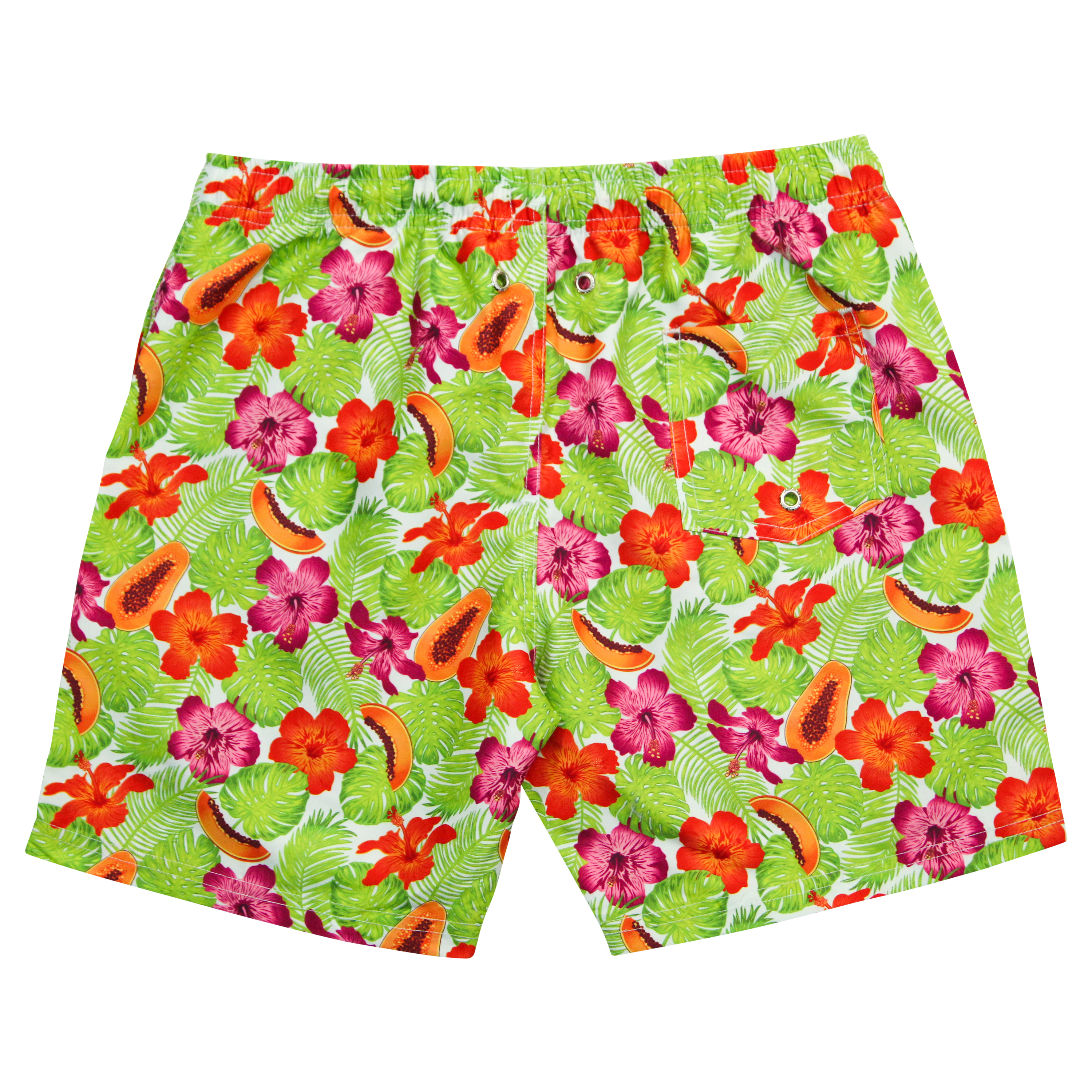 Boys Swim Trunks Boxer Brief Liner (sizes 6-14) | "Hibiscus"-SwimZip UPF 50+ Sun Protective Swimwear & UV Zipper Rash Guards-pos7