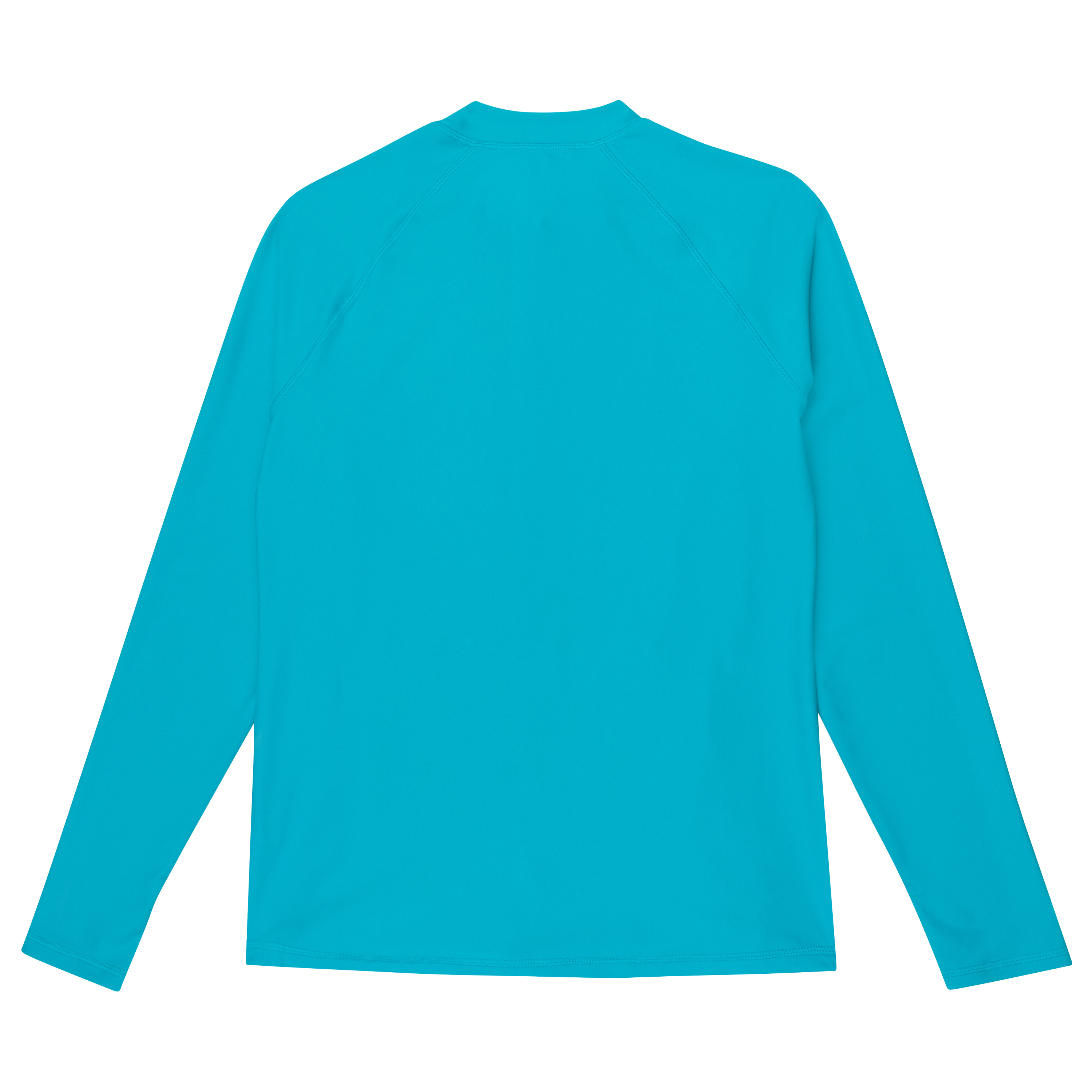 Women's Long Sleeve Rash Guard with Pockets | "Scuba Blue"-SwimZip UPF 50+ Sun Protective Swimwear & UV Zipper Rash Guards-pos8