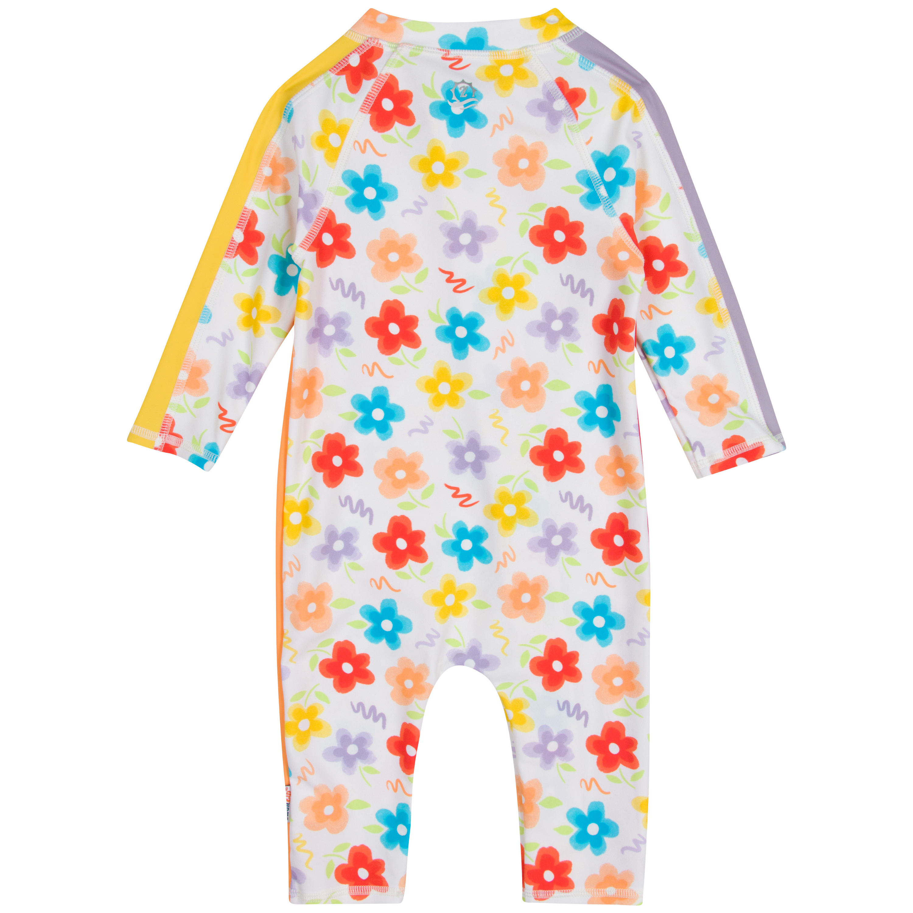 Sunsuit - Long Sleeve Romper Swimsuit | "Blossom"-SwimZip UPF 50+ Sun Protective Swimwear & UV Zipper Rash Guards-pos8