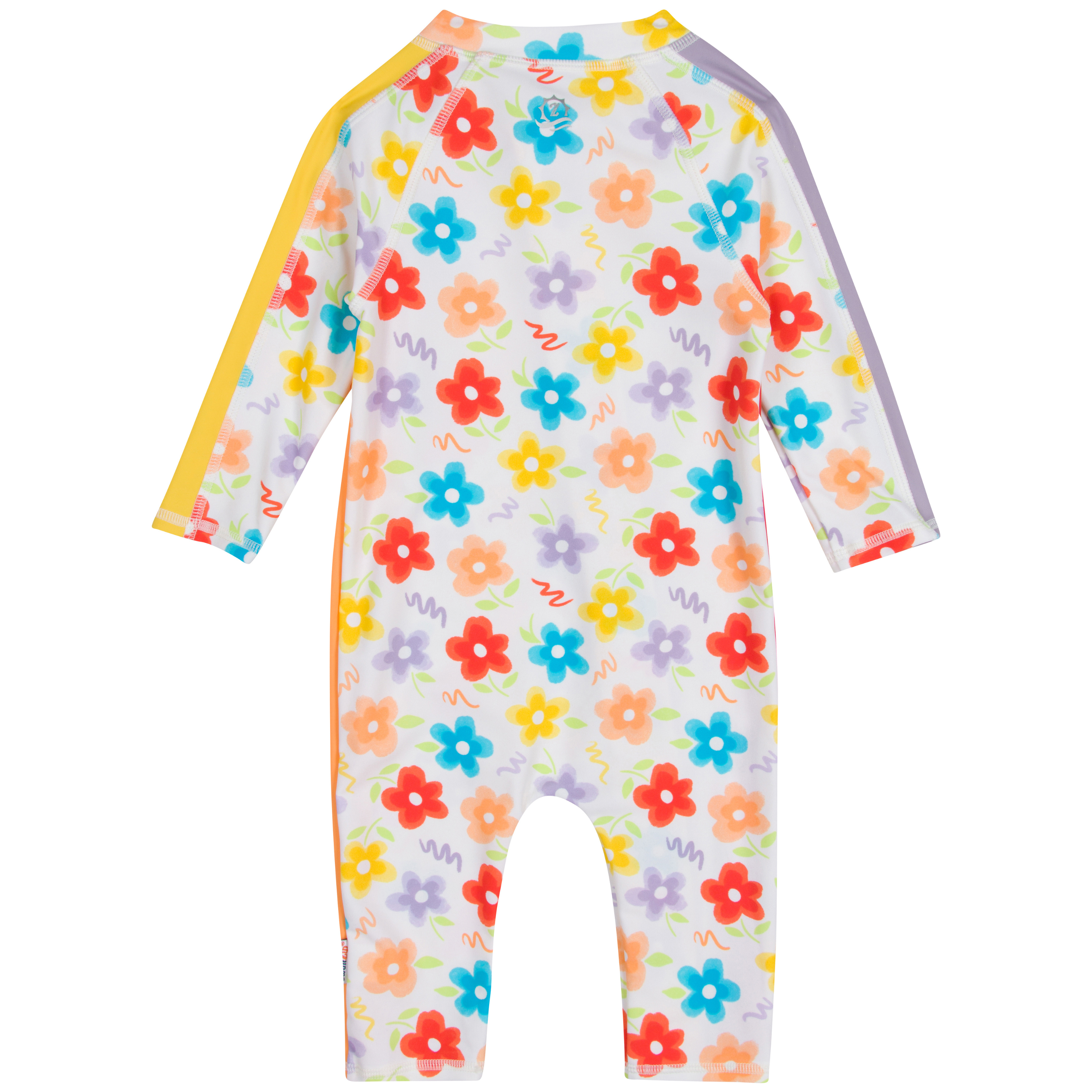 Sunsuit - Long Sleeve Romper Swimsuit | "Blossom"-SwimZip UPF 50+ Sun Protective Swimwear & UV Zipper Rash Guards-pos9