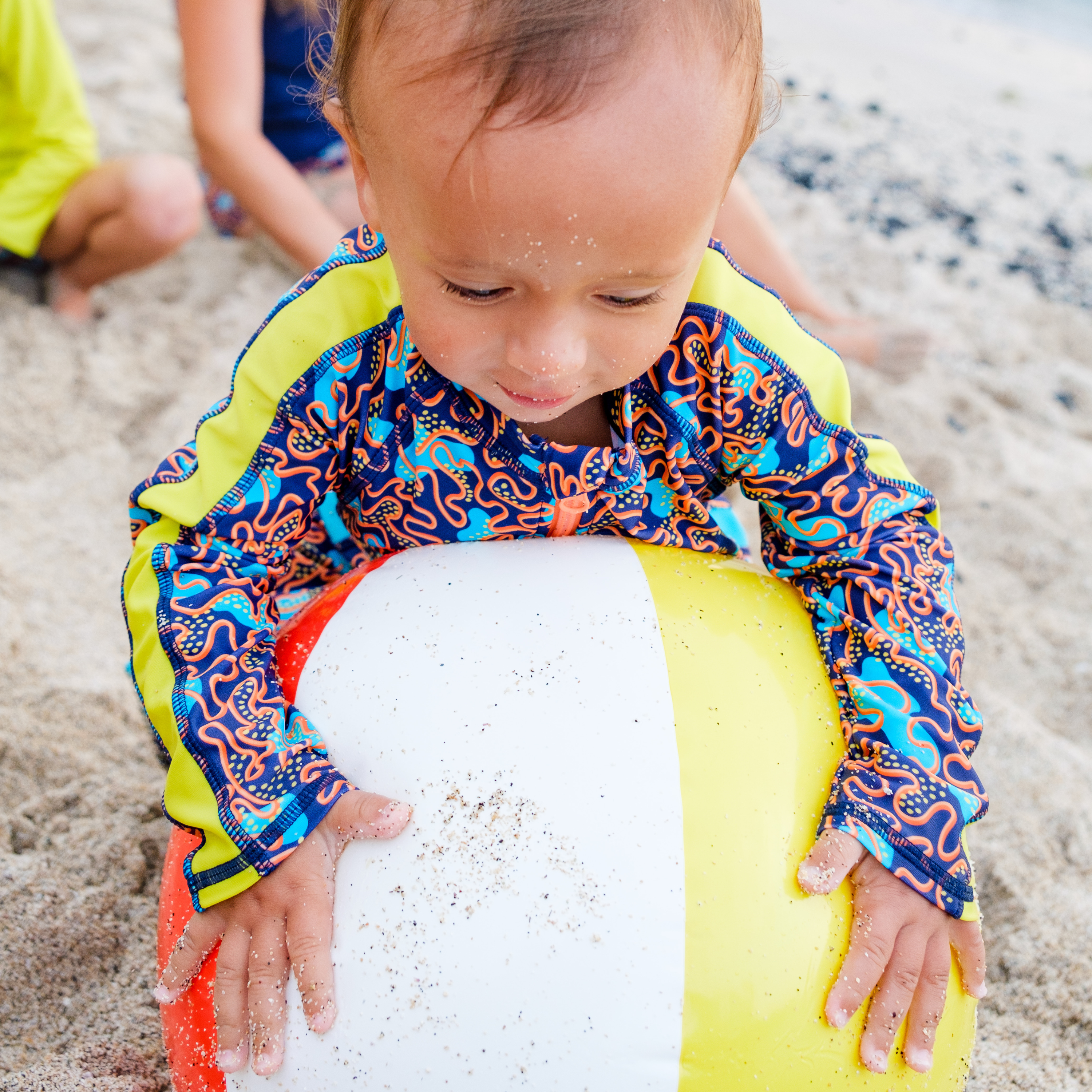 Sunsuit - Long Sleeve Romper Swimsuit | "Deep Dive"-SwimZip UPF 50+ Sun Protective Swimwear & UV Zipper Rash Guards-pos9