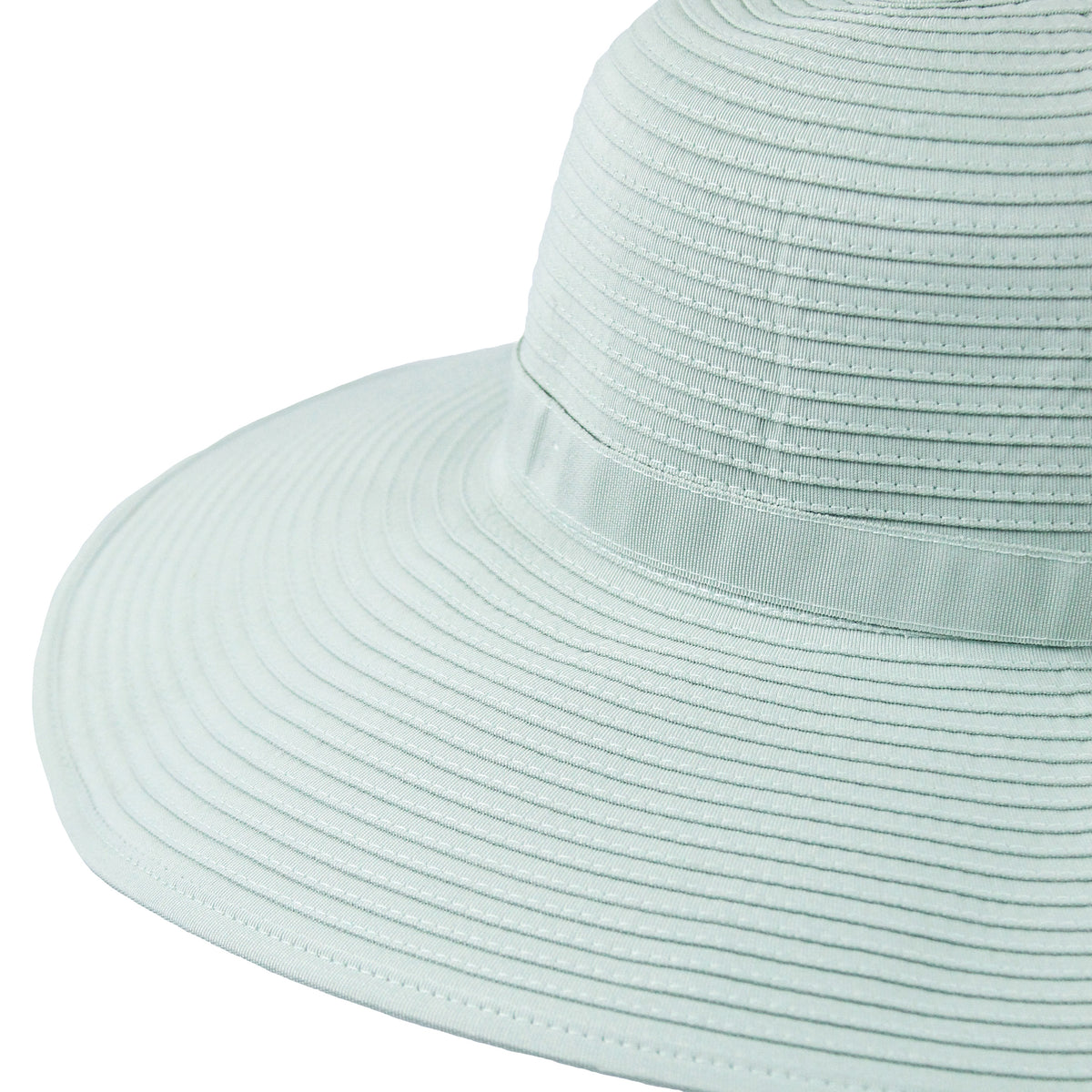 Women's Wide Brim Sun Hat - Mint-SwimZip UPF 50+ Sun Protective Swimwear & UV Zipper Rash Guards-pos3