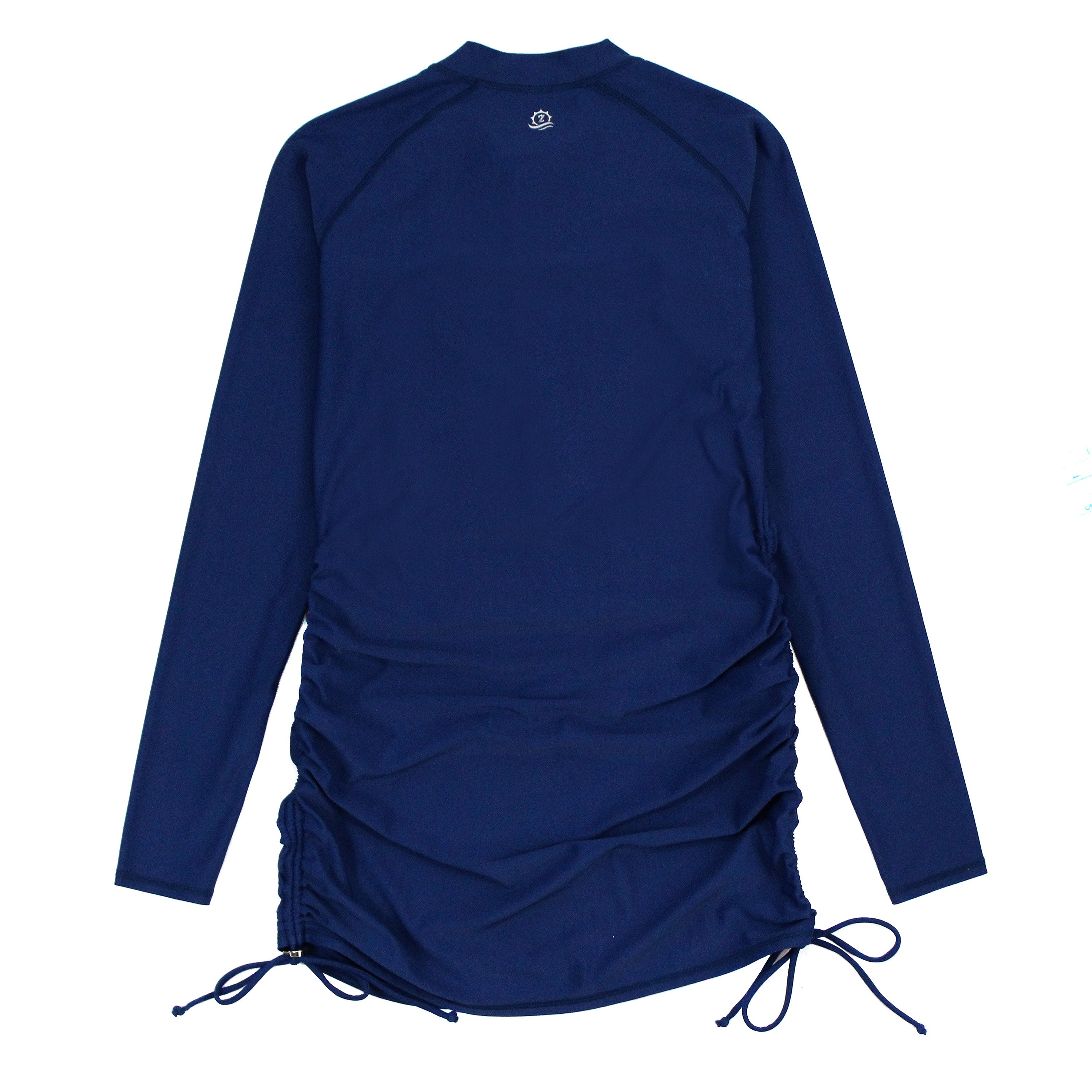 Women's Half Zip Swim Dress Cover Up | "Navy"-SwimZip UPF 50+ Sun Protective Swimwear & UV Zipper Rash Guards-pos7