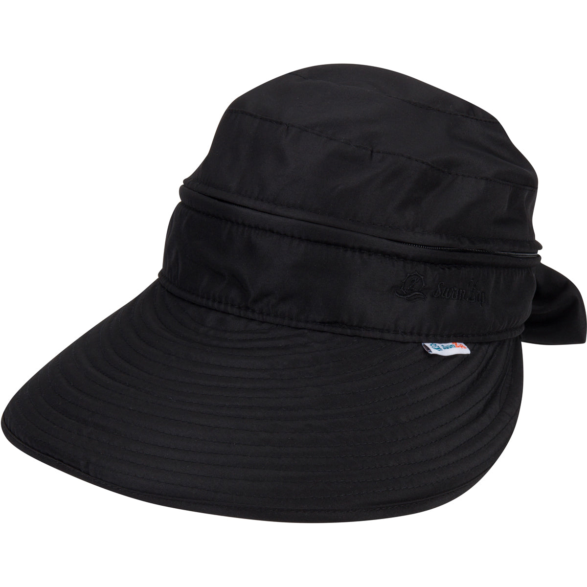 UPF 50+ Wide Brim Sun Visor - Packable, Adjustable Velcro Closure Women main image 4