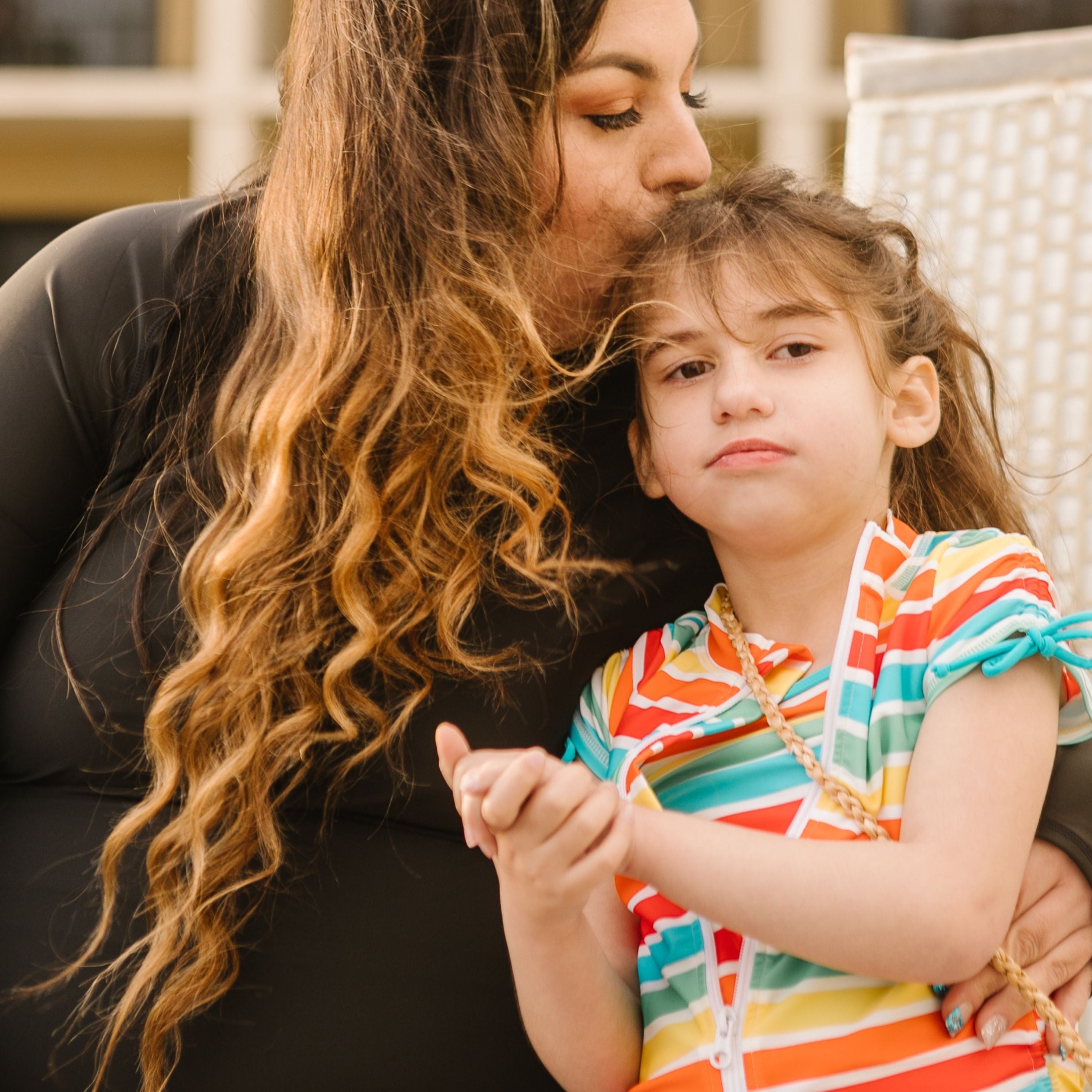 Women's Half Zip Swim Dress Cover Up | "Black"-SwimZip UPF 50+ Sun Protective Swimwear & UV Zipper Rash Guards-pos3