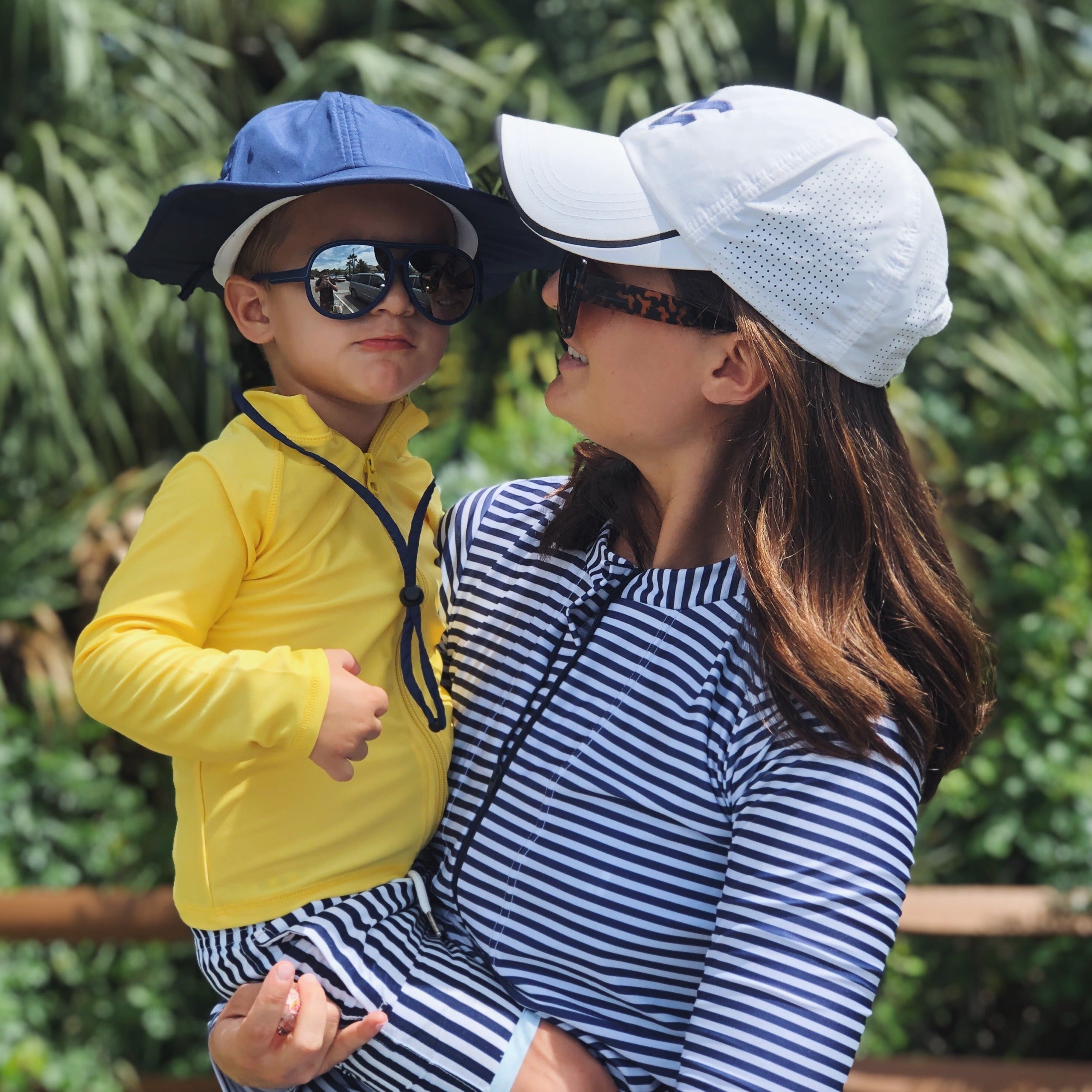 Kids UPF 50+ Long Sleeve Zipper Rash Guard Swim Shirt | "Yellow"-SwimZip UPF 50+ Sun Protective Swimwear & UV Zipper Rash Guards-pos4