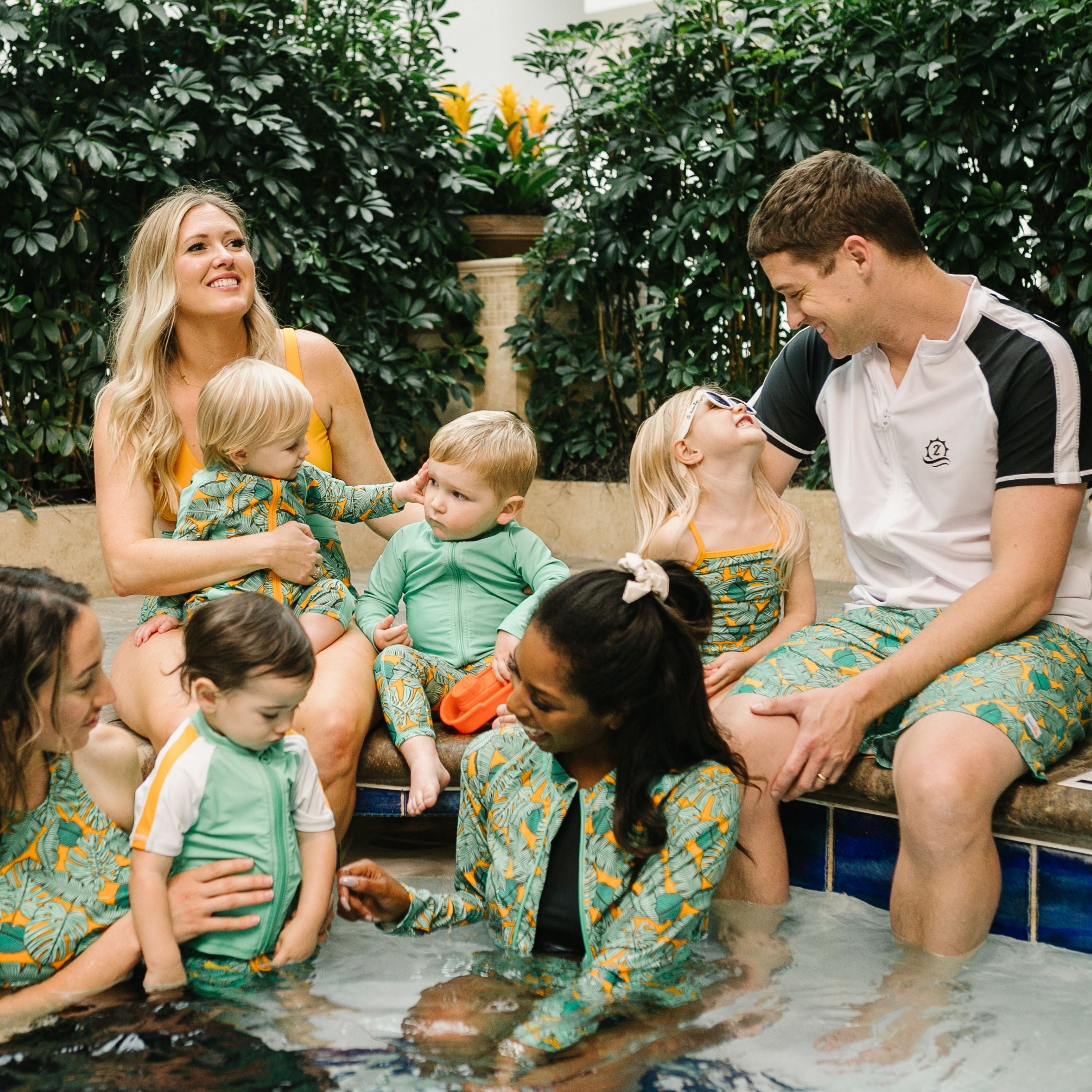 Men's 8" Swim Trunks Boxer Brief Liner | "The Tropics"-SwimZip UPF 50+ Sun Protective Swimwear & UV Zipper Rash Guards-pos7