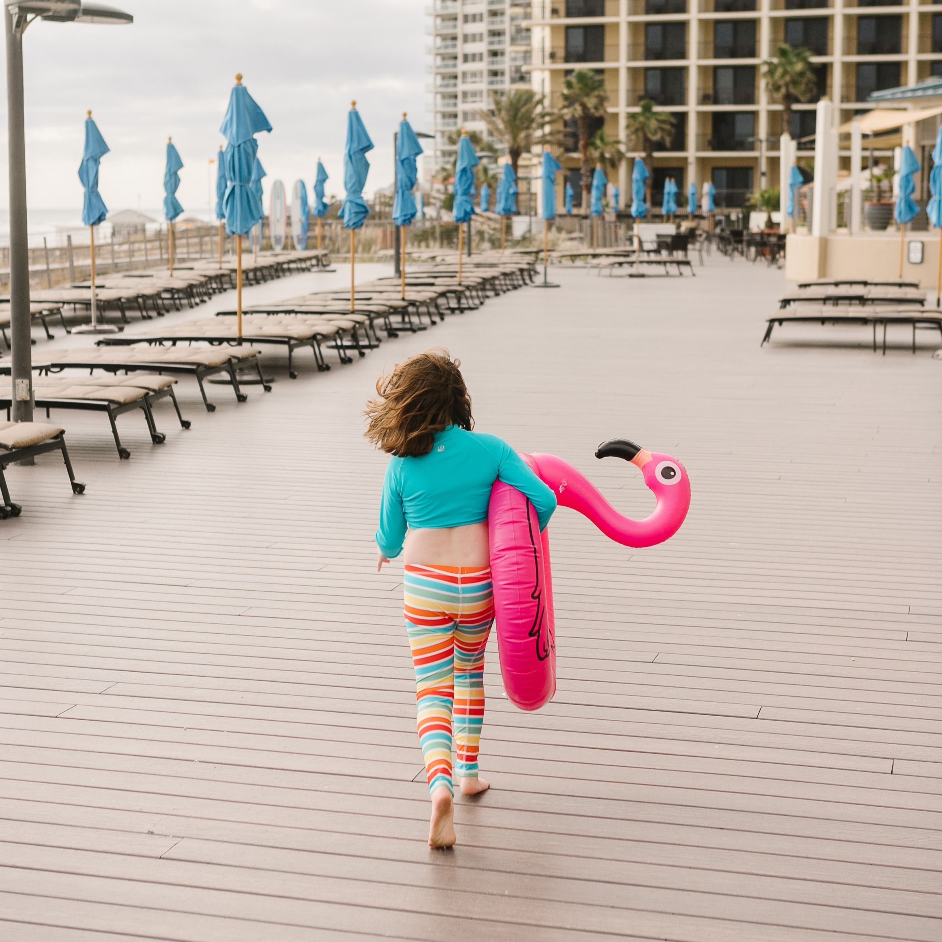 Kids Swim Pants | "Rainbow"-SwimZip UPF 50+ Sun Protective Swimwear & UV Zipper Rash Guards-pos12