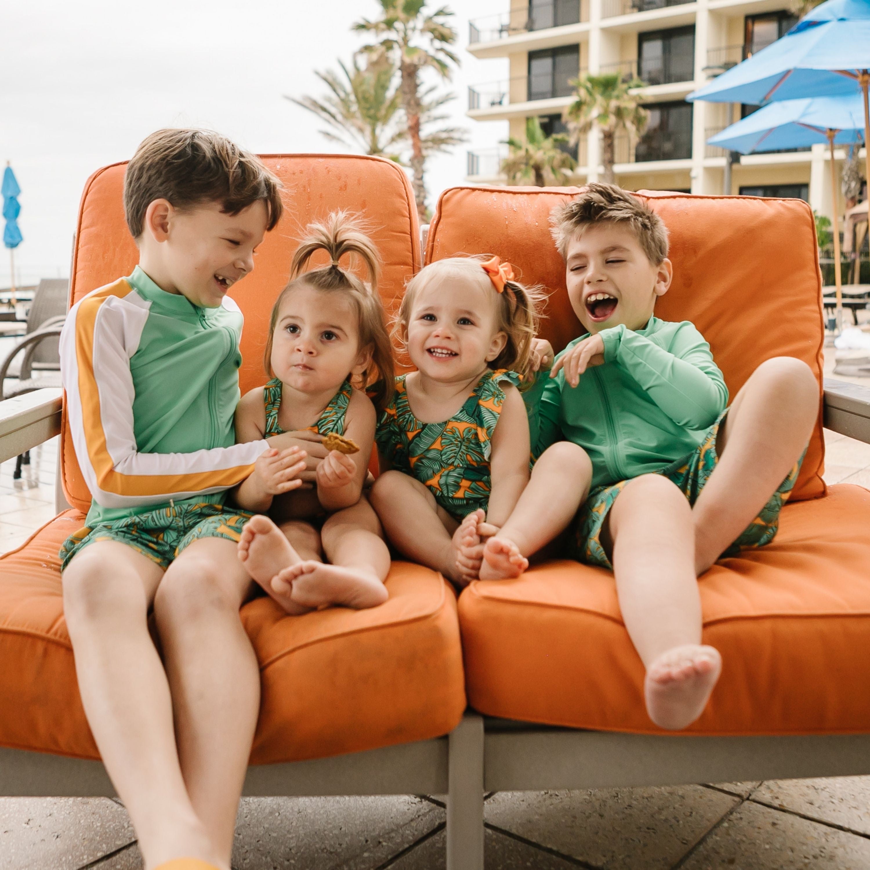 Kids UPF 50+ Long Sleeve Zipper Rash Guard Swim Shirt | "Light Jade"-SwimZip UPF 50+ Sun Protective Swimwear & UV Zipper Rash Guards-pos8