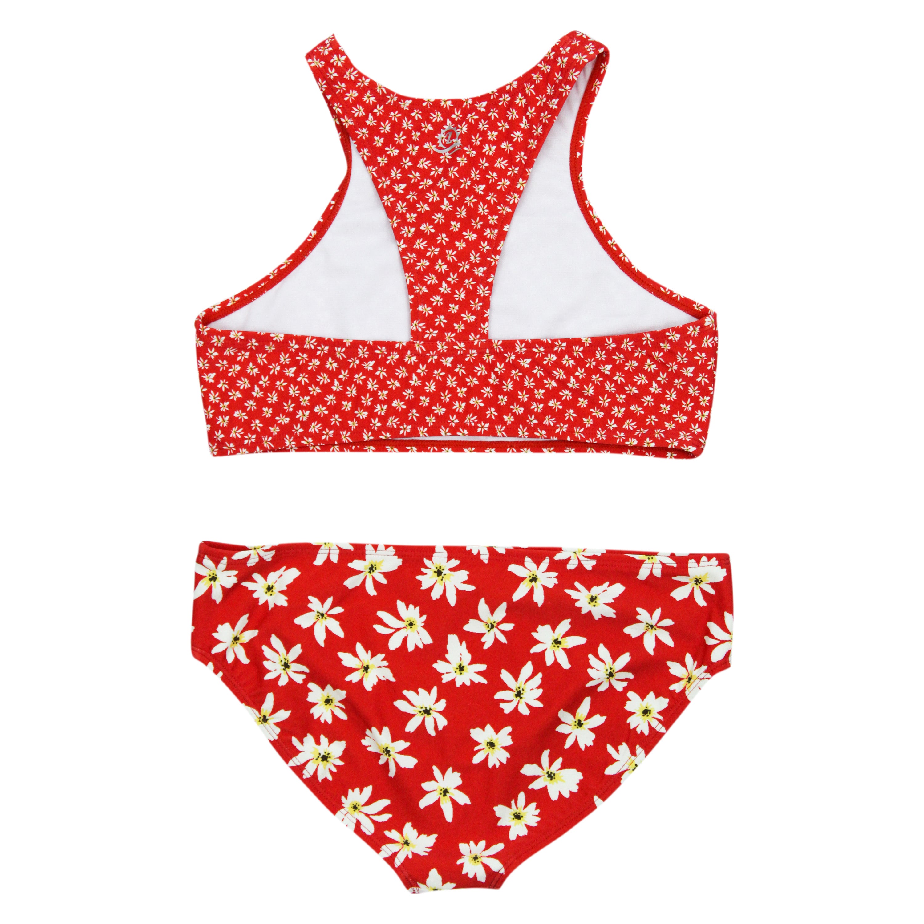 Girls Halter Top Bikini Set (2 Piece) | "Daisy"-SwimZip UPF 50+ Sun Protective Swimwear & UV Zipper Rash Guards-pos9