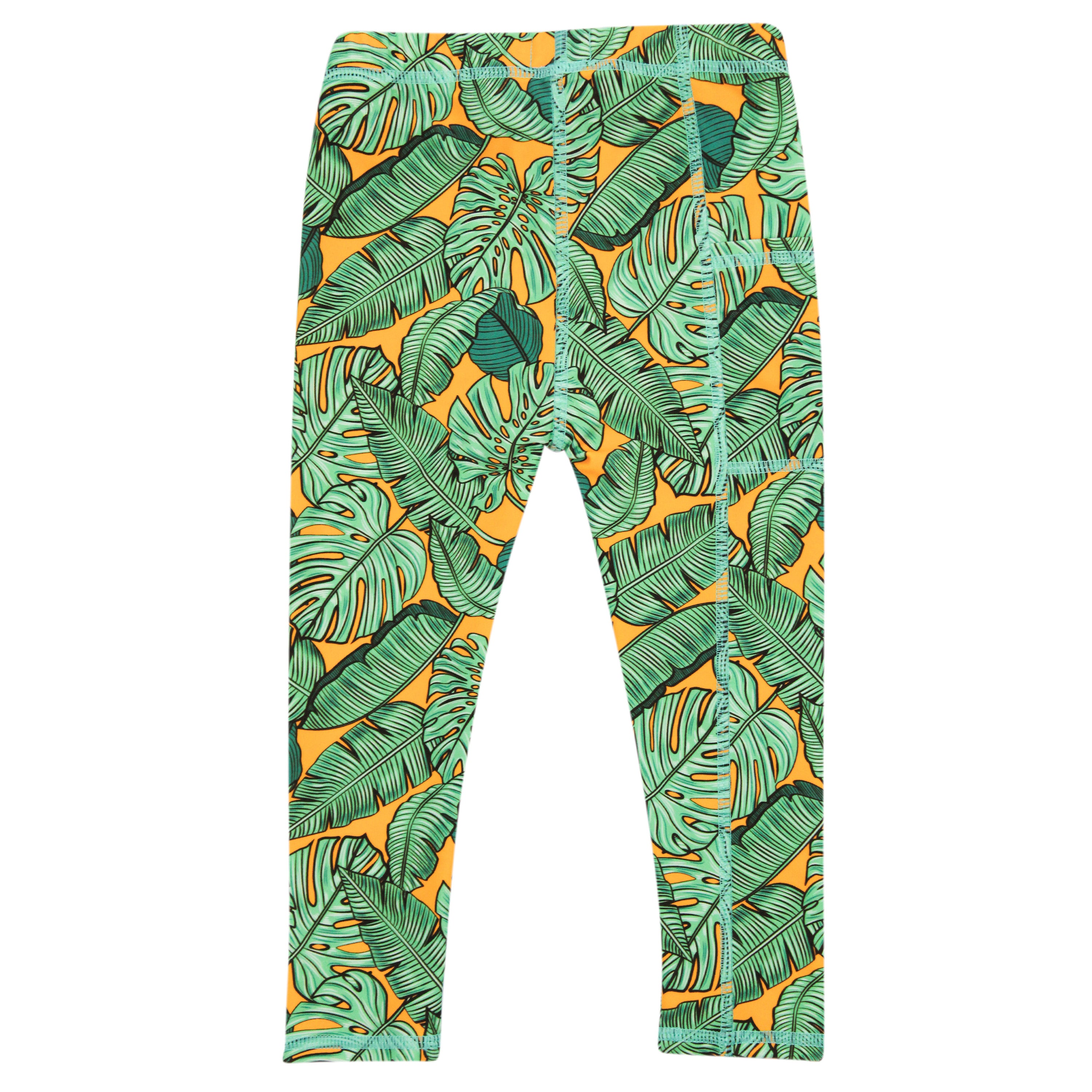 Kids Swim Pants | "The Tropics"-SwimZip UPF 50+ Sun Protective Swimwear & UV Zipper Rash Guards-pos5