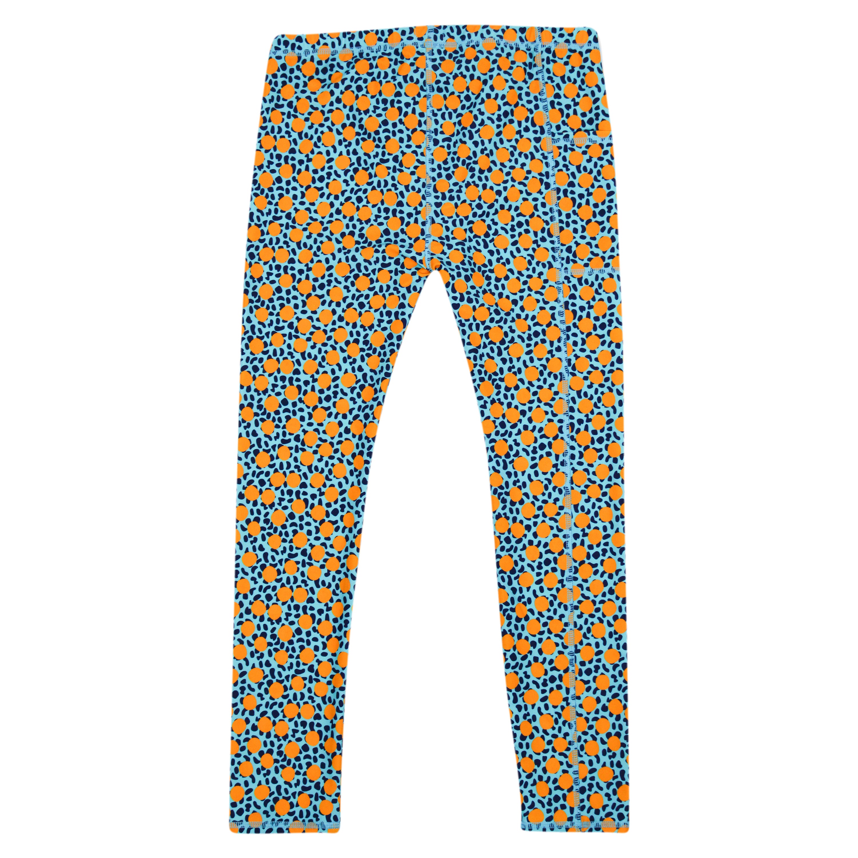 Kids Swim Pants | "Geo Party"-SwimZip UPF 50+ Sun Protective Swimwear & UV Zipper Rash Guards-pos8