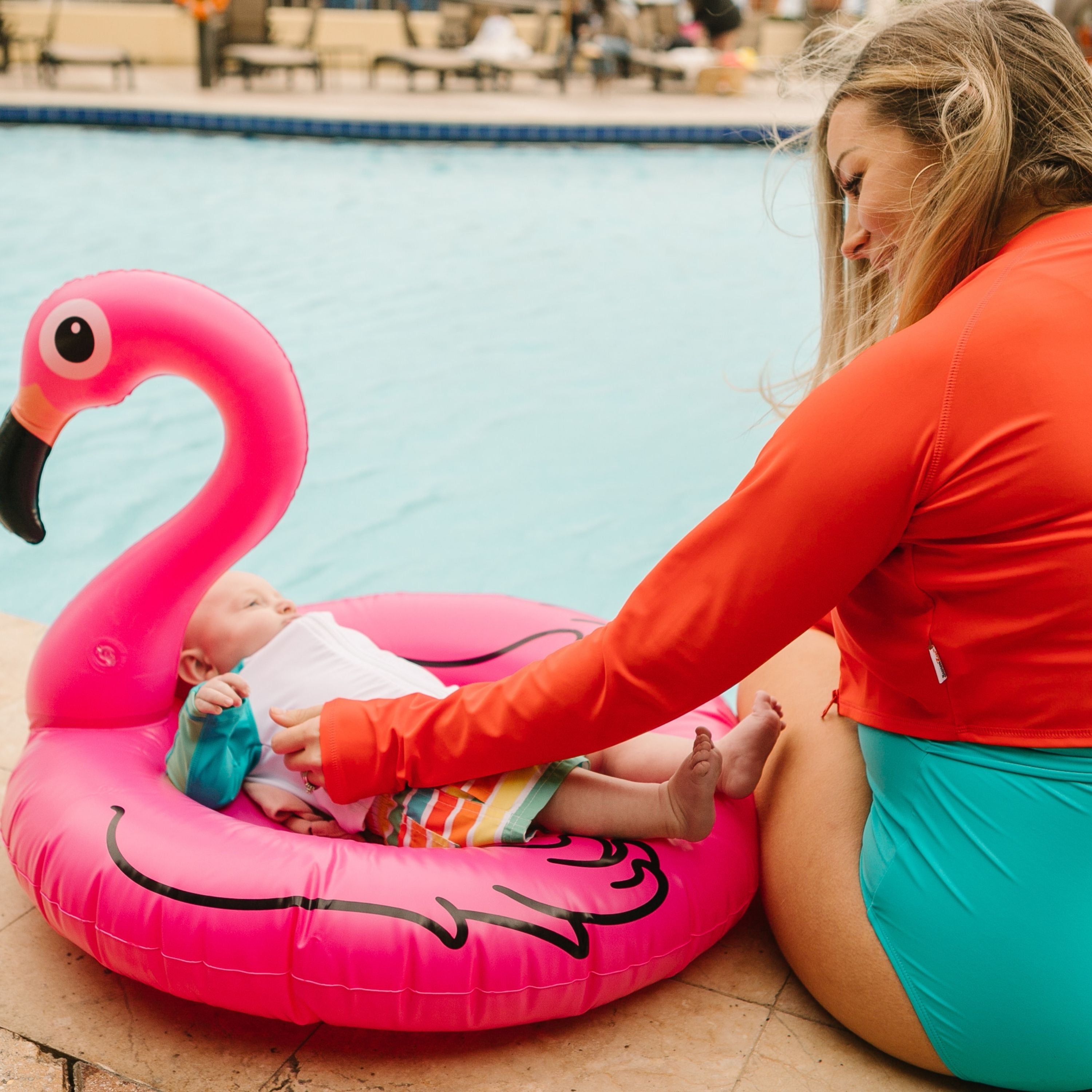 Boys Long Sleeve Zipper Rash Guard and Swim Trunk Set | "Rainbow"-SwimZip UPF 50+ Sun Protective Swimwear & UV Zipper Rash Guards-pos5