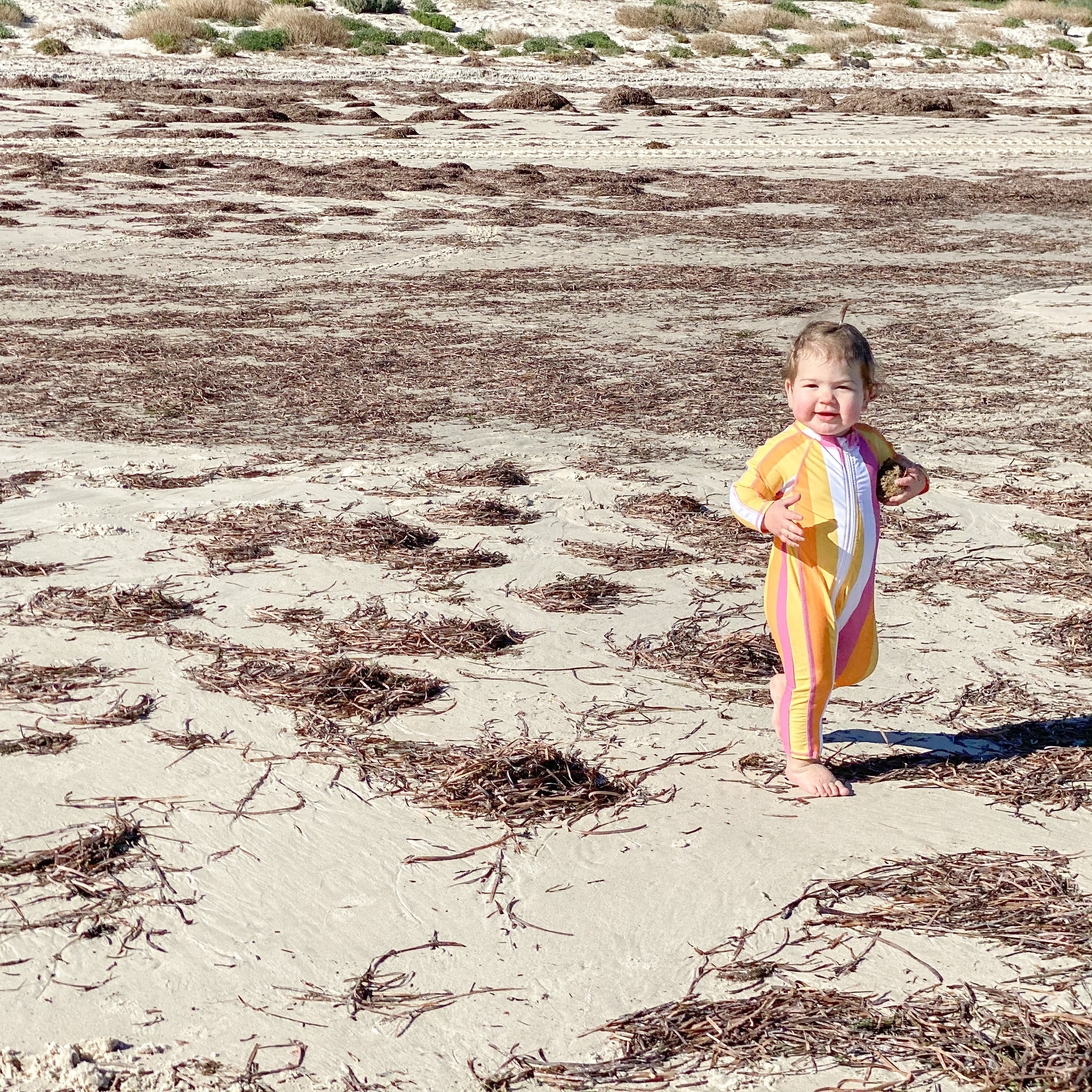 Sunsuit - Long Sleeve Romper Swimsuit | "Be Bold"-SwimZip UPF 50+ Sun Protective Swimwear & UV Zipper Rash Guards-pos8