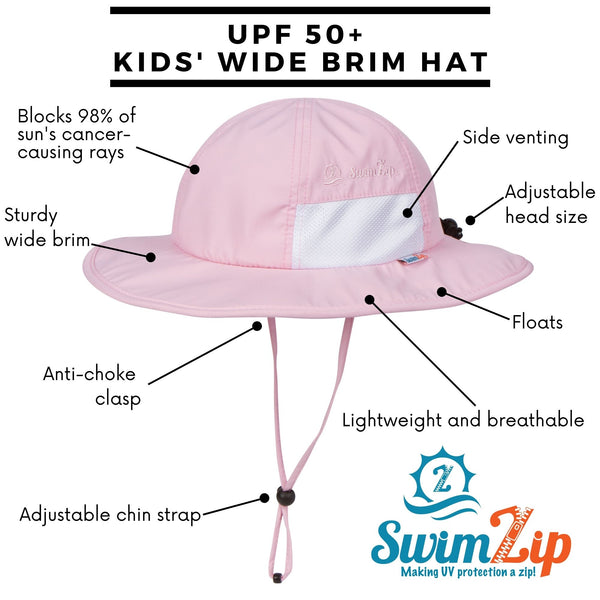 Kids' Wide Brim Sun Hats - Glad we found you and you found us!