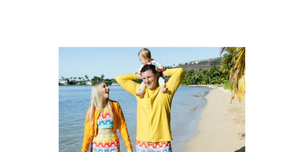 Family in skin cancer foundation approved swimwear by SwimZip at the beach— Why get skin cancer foundation-approved swimwear?