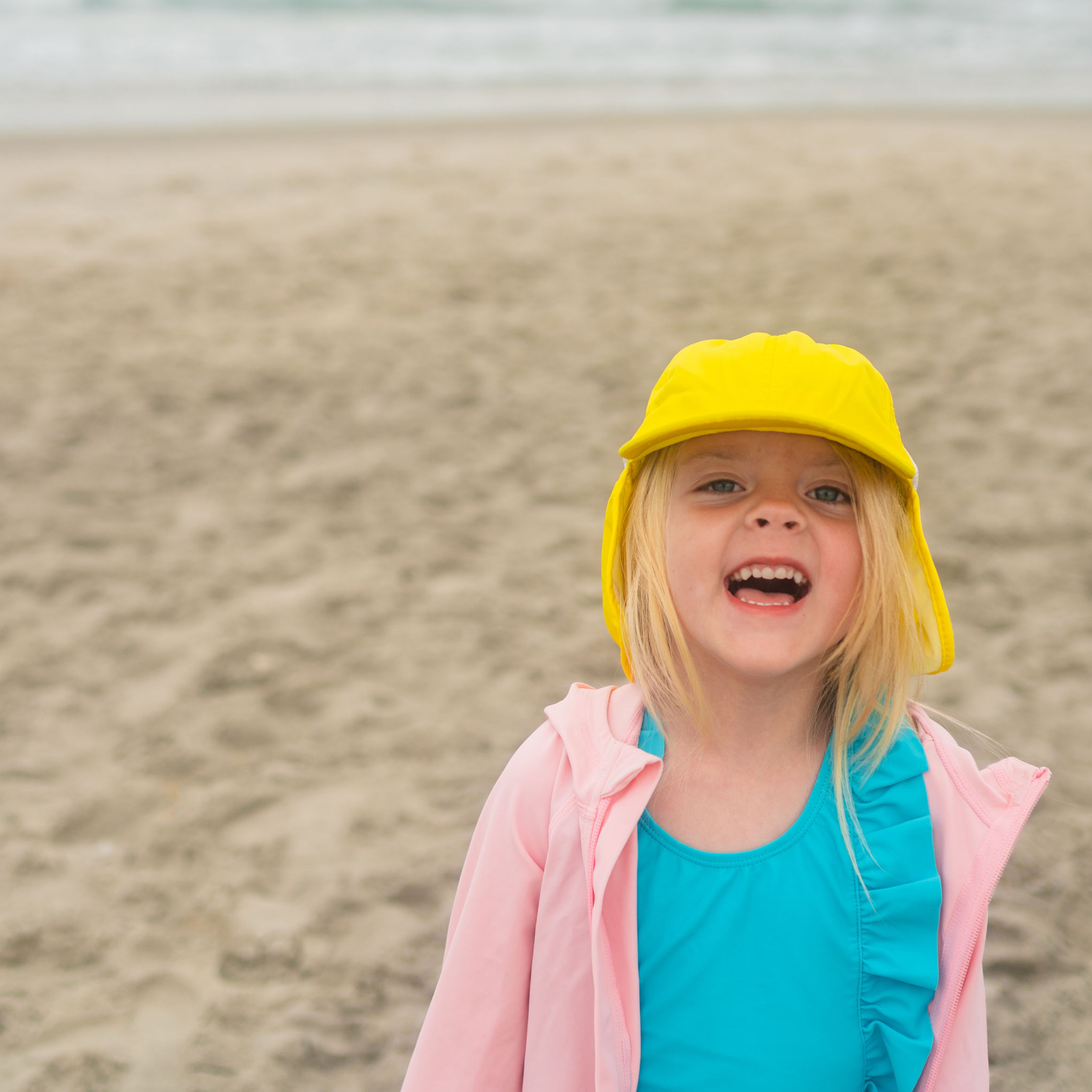 Kids Hooded Long Sleeve Zipper Rash Guard Swim Shirt | "Pink"-SwimZip UPF 50+ Sun Protective Swimwear & UV Zipper Rash Guards-pos8