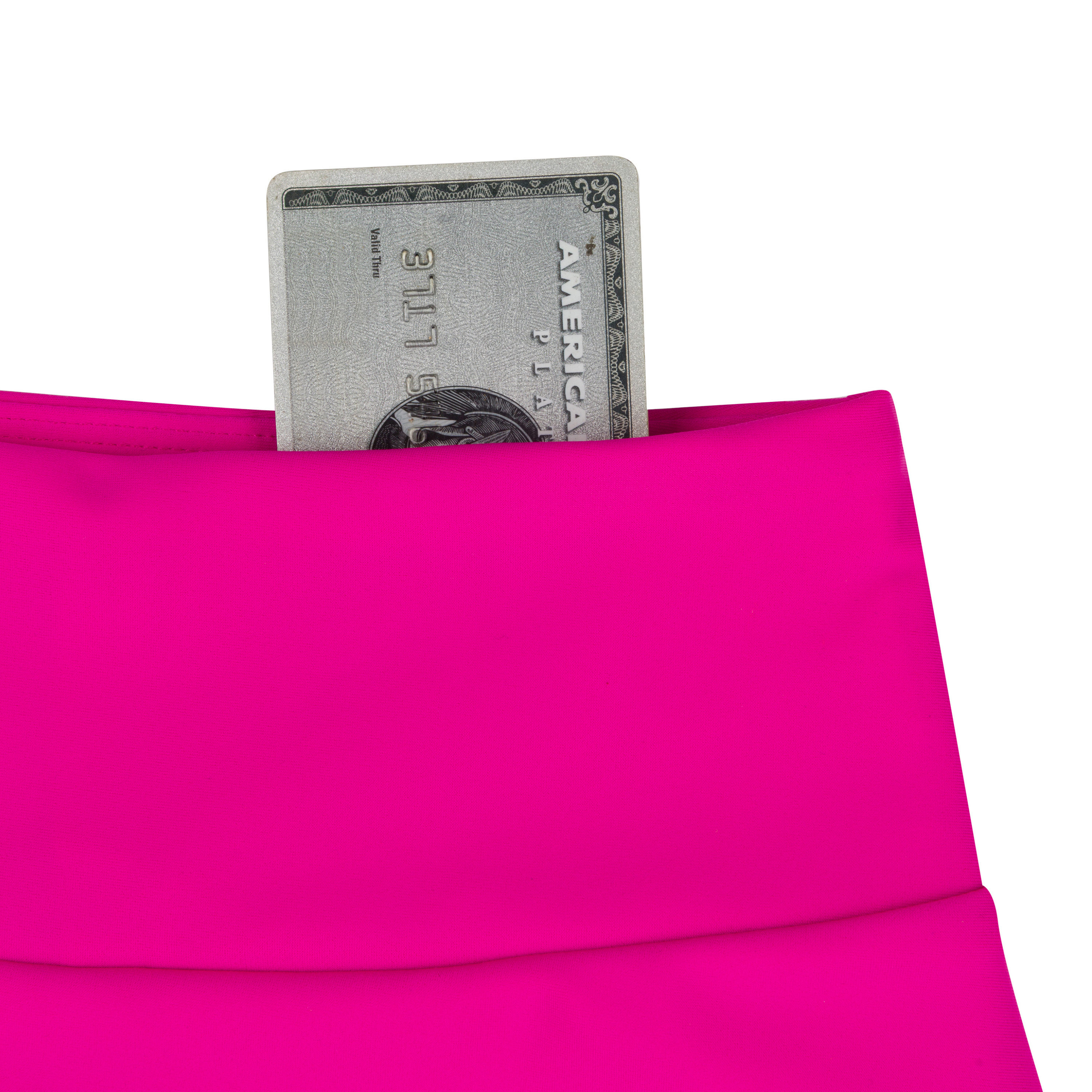 Women's A-Line Tummy Control Swim Skirt | "Manic Magenta"-SwimZip UPF 50+ Sun Protective Swimwear & UV Zipper Rash Guards-pos11