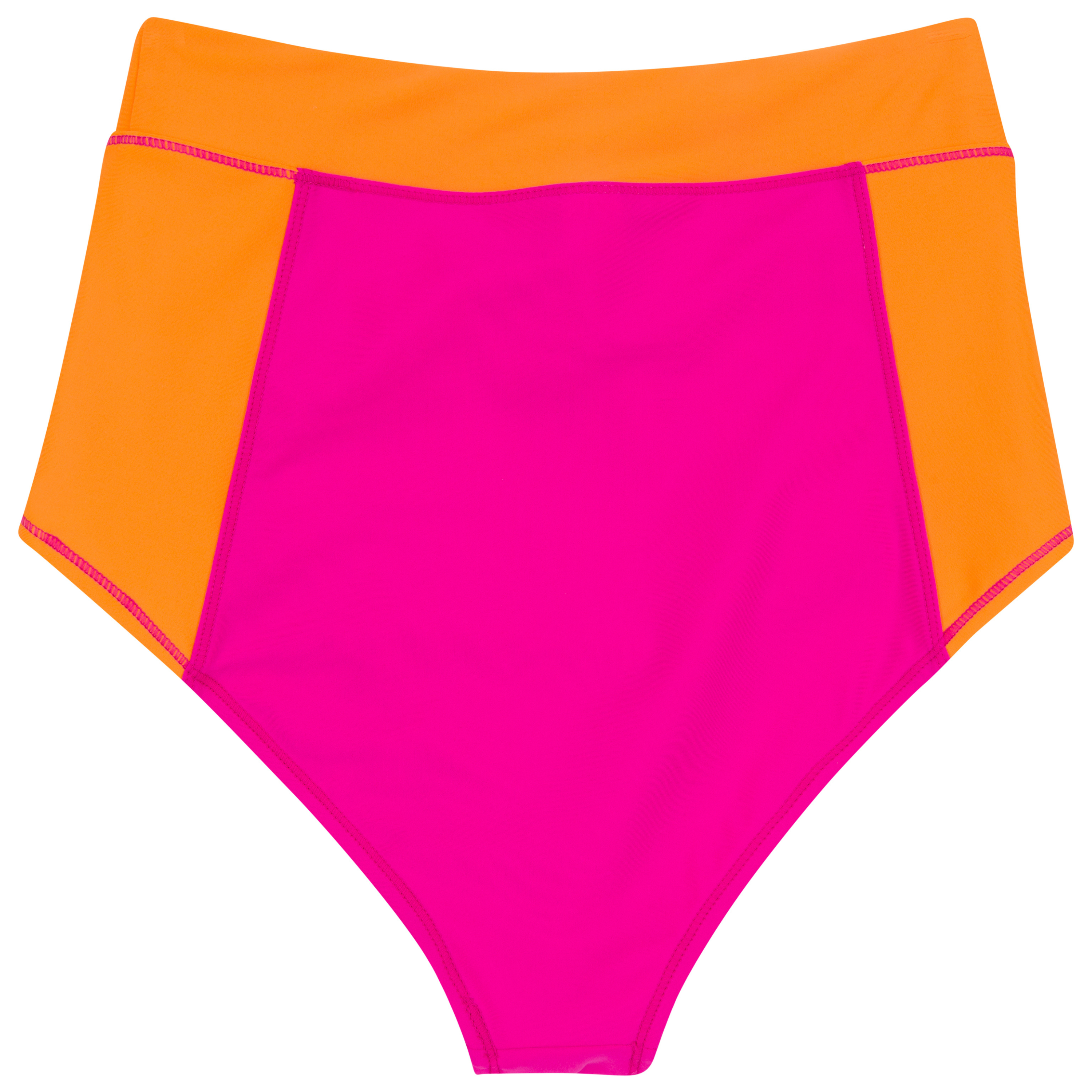 Women's High Waist Bikini Bottoms | "Surge"-SwimZip UPF 50+ Sun Protective Swimwear & UV Zipper Rash Guards-pos16
